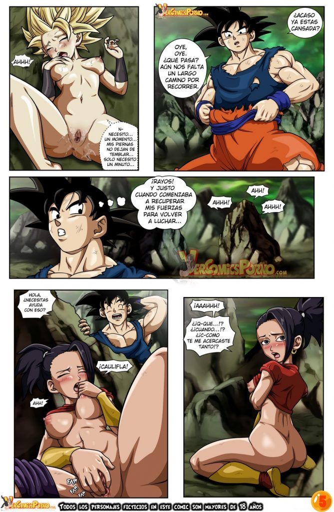 Kaulifa e Goku - Porno Dragon Ball
