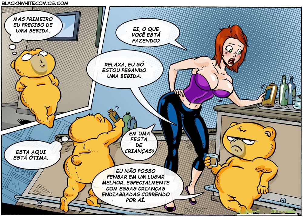 O Ursinho Ted - Quadrinho Porno