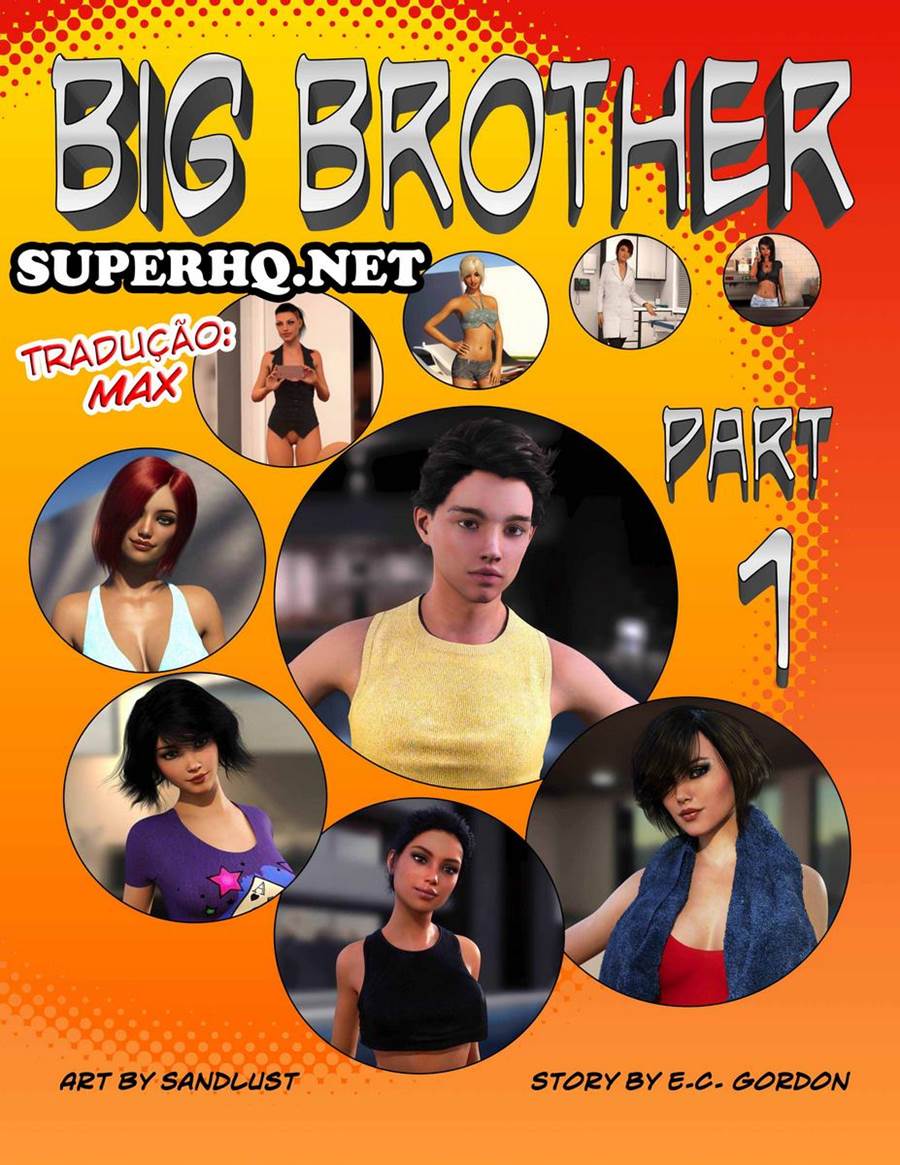 Hentai Comics 3D - Big Brother - Sexo com as irmãs