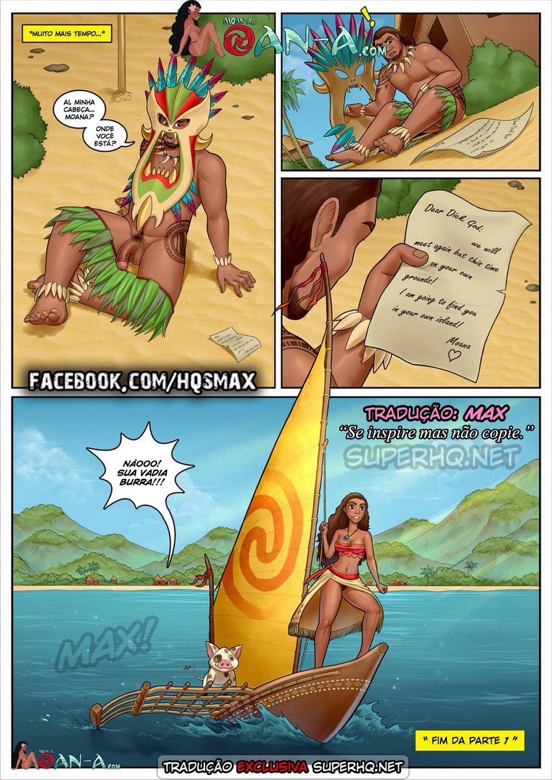 Moana Hentai - A ilha do gemido