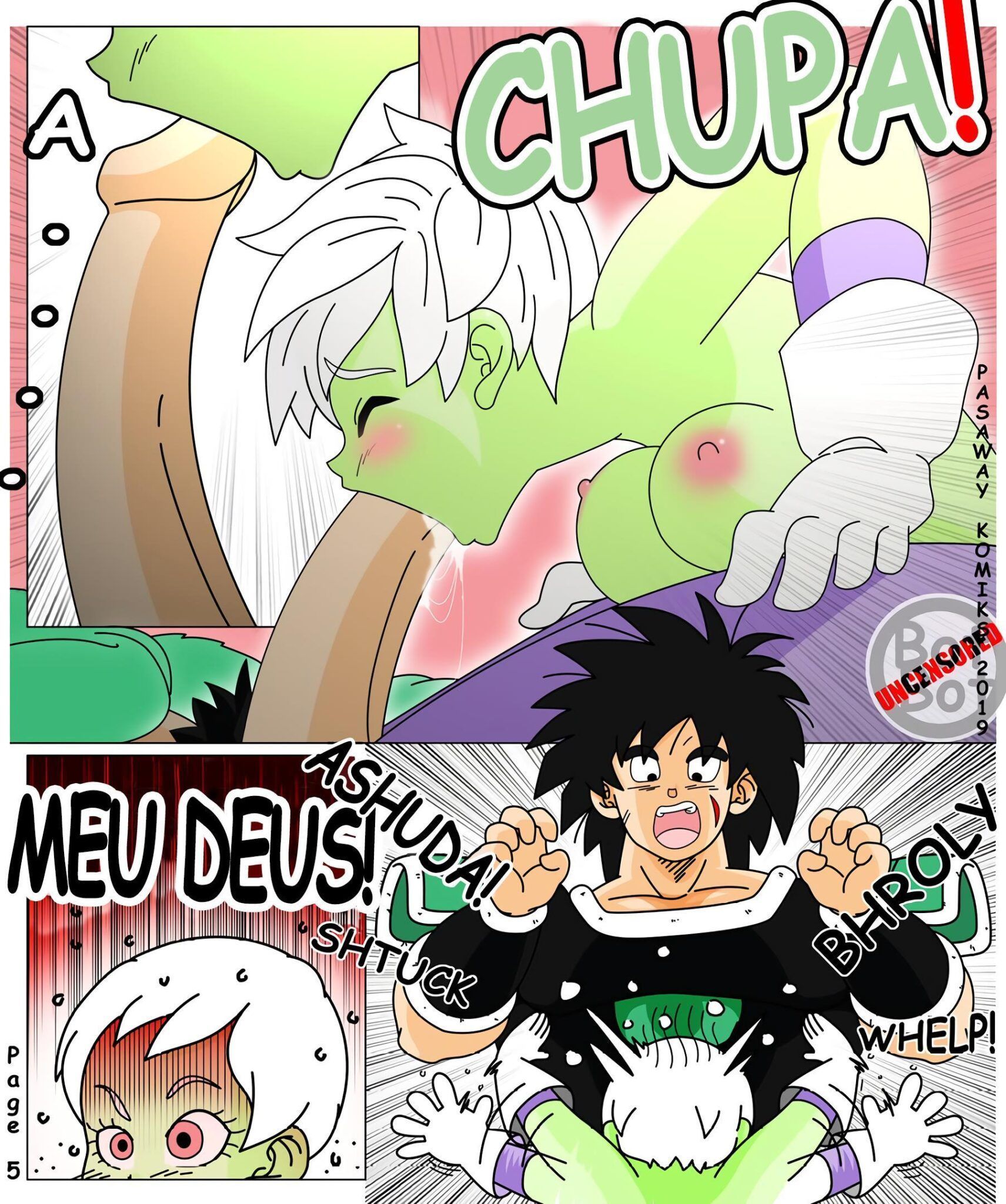 Broly e Cheelai - Super Hentai Dragon Ball