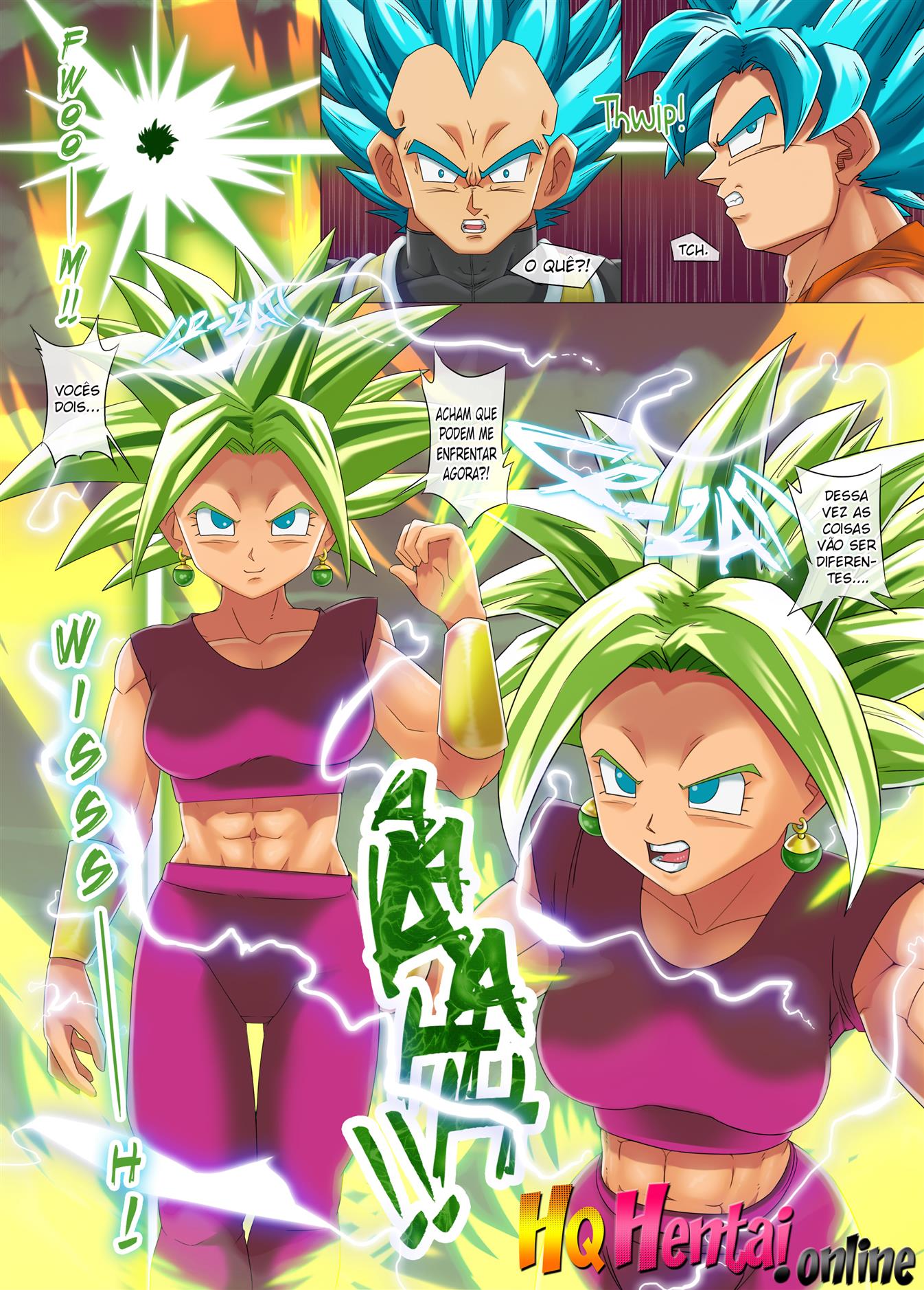 O duro treinamento de Kefla