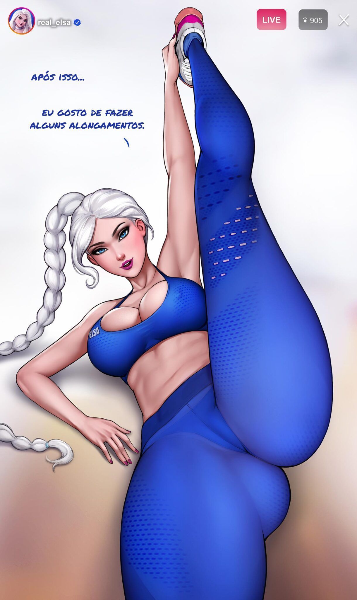 Porno Quadrinho - O Treinamento da Elsa
