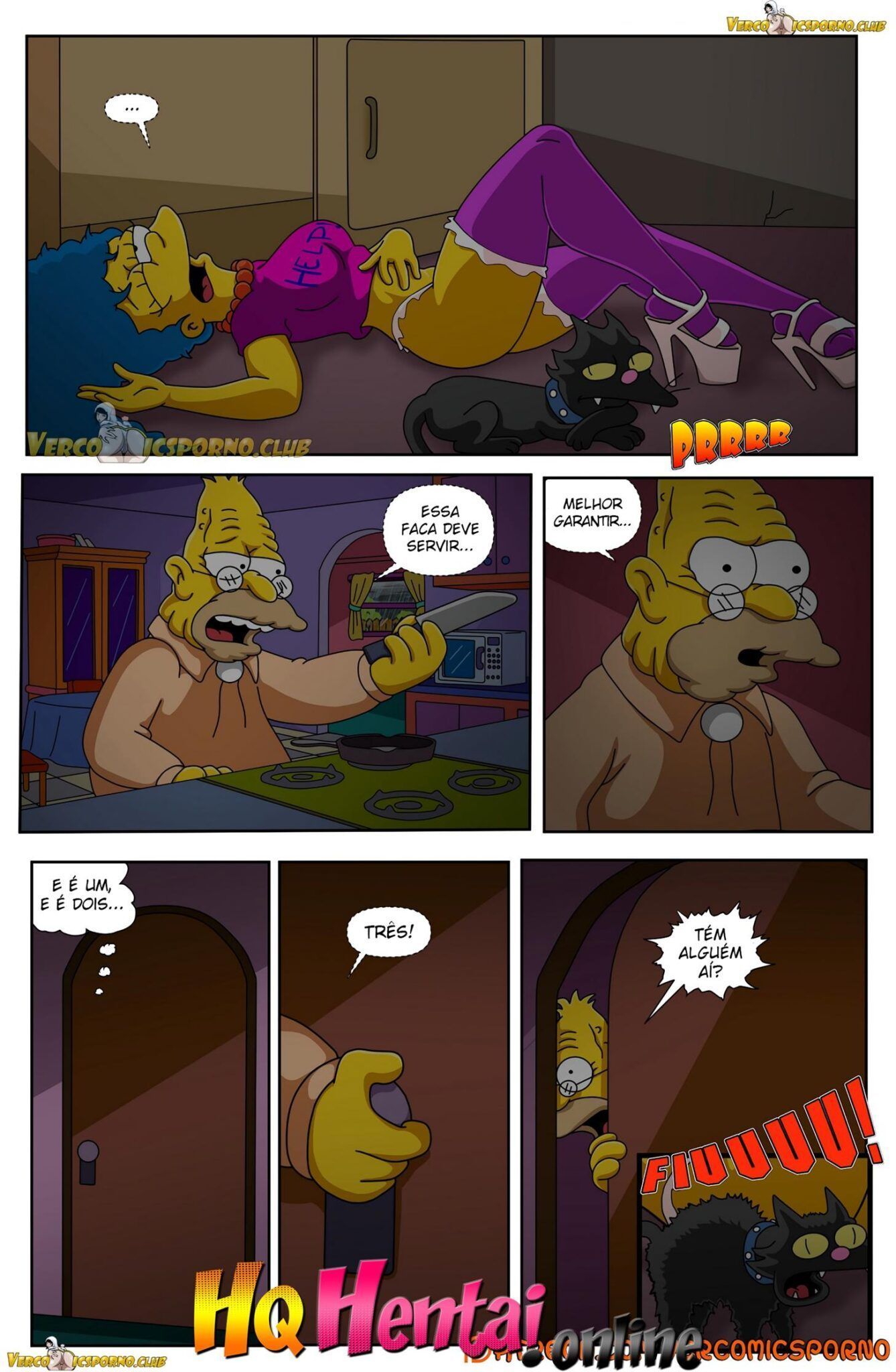 Uma noite de sexo com vovô - Os Simpsons