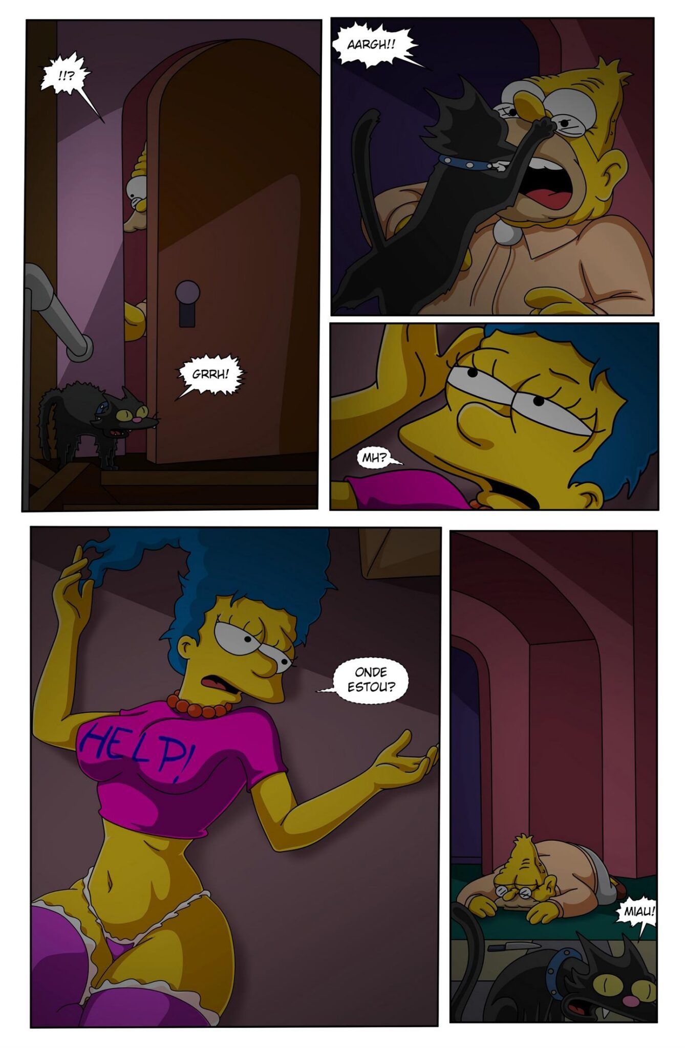 Uma noite de sexo com vovô - Os Simpsons