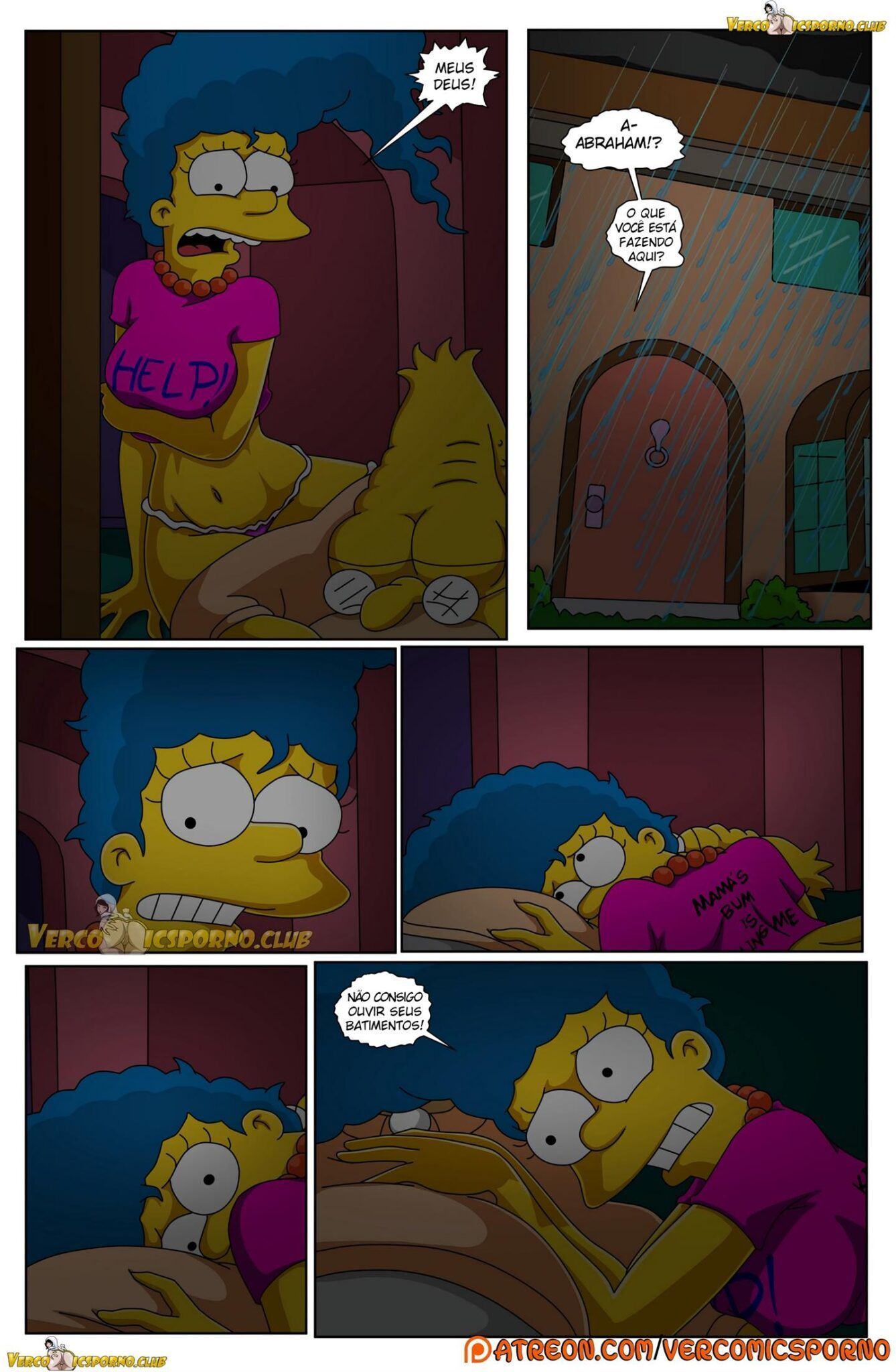 Uma noite de sexo com vovô - Os Simpsons