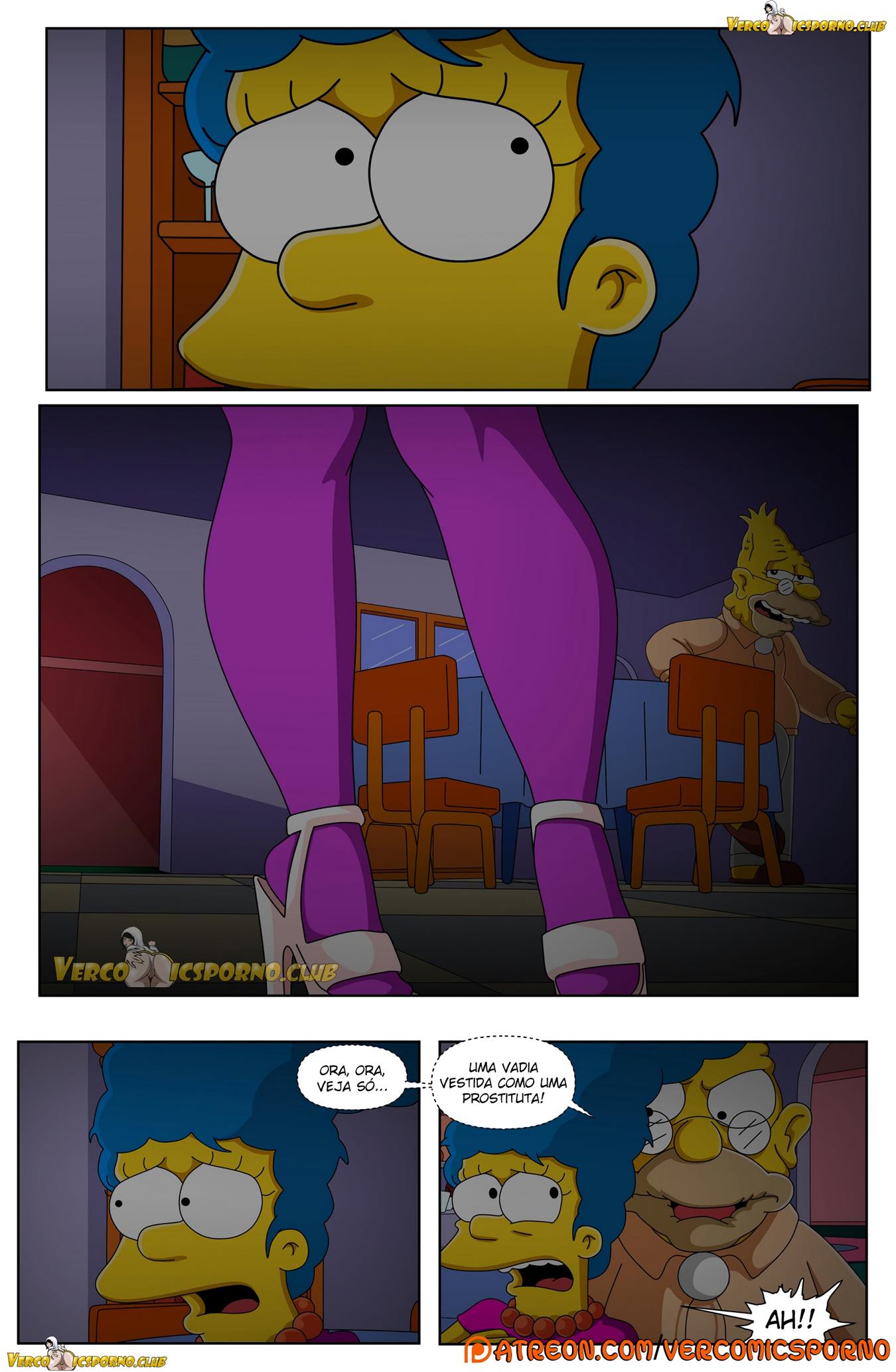 Uma noite de sexo com vovô - Os Simpsons