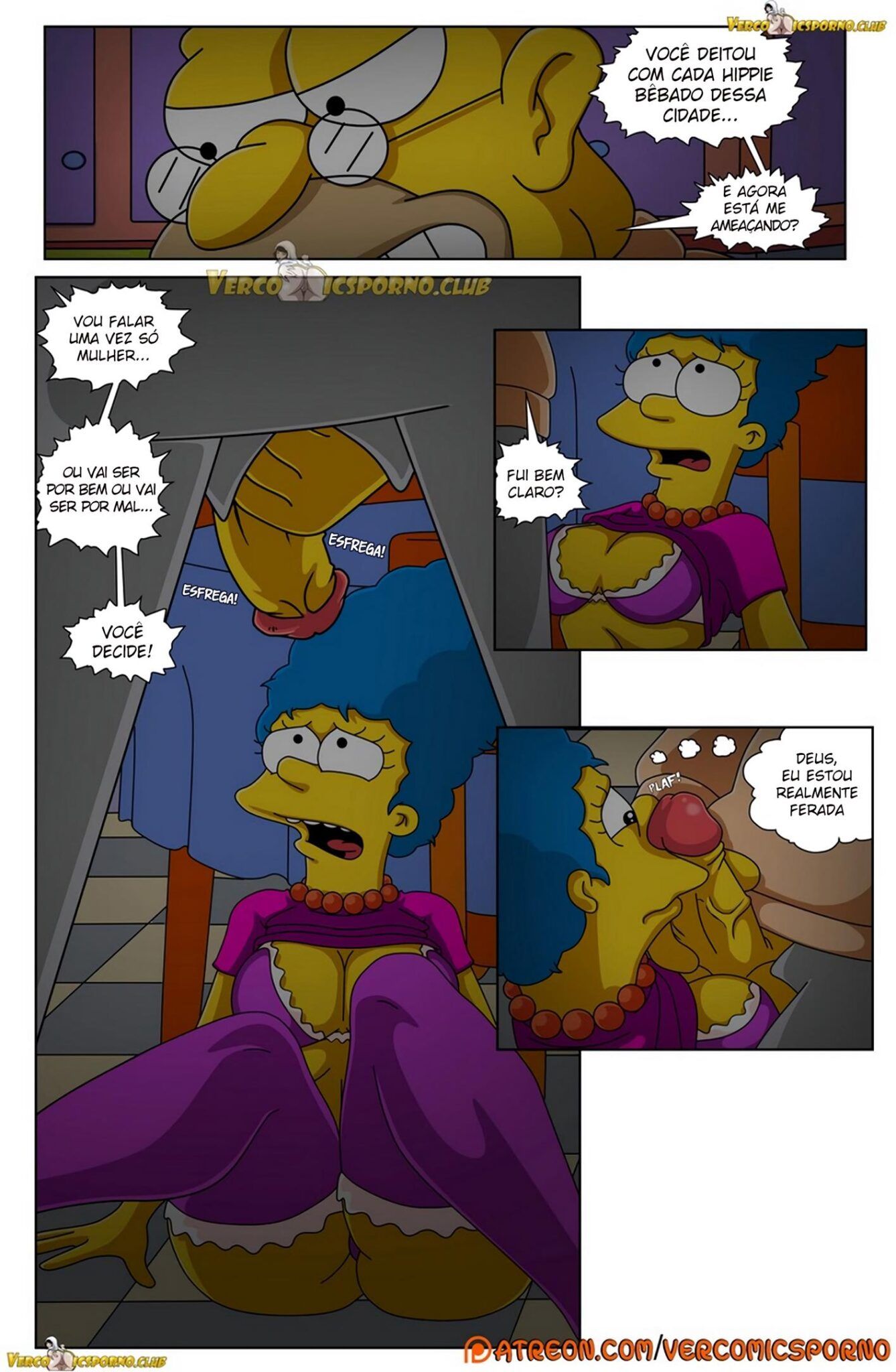 Uma noite de sexo com vovô - Os Simpsons