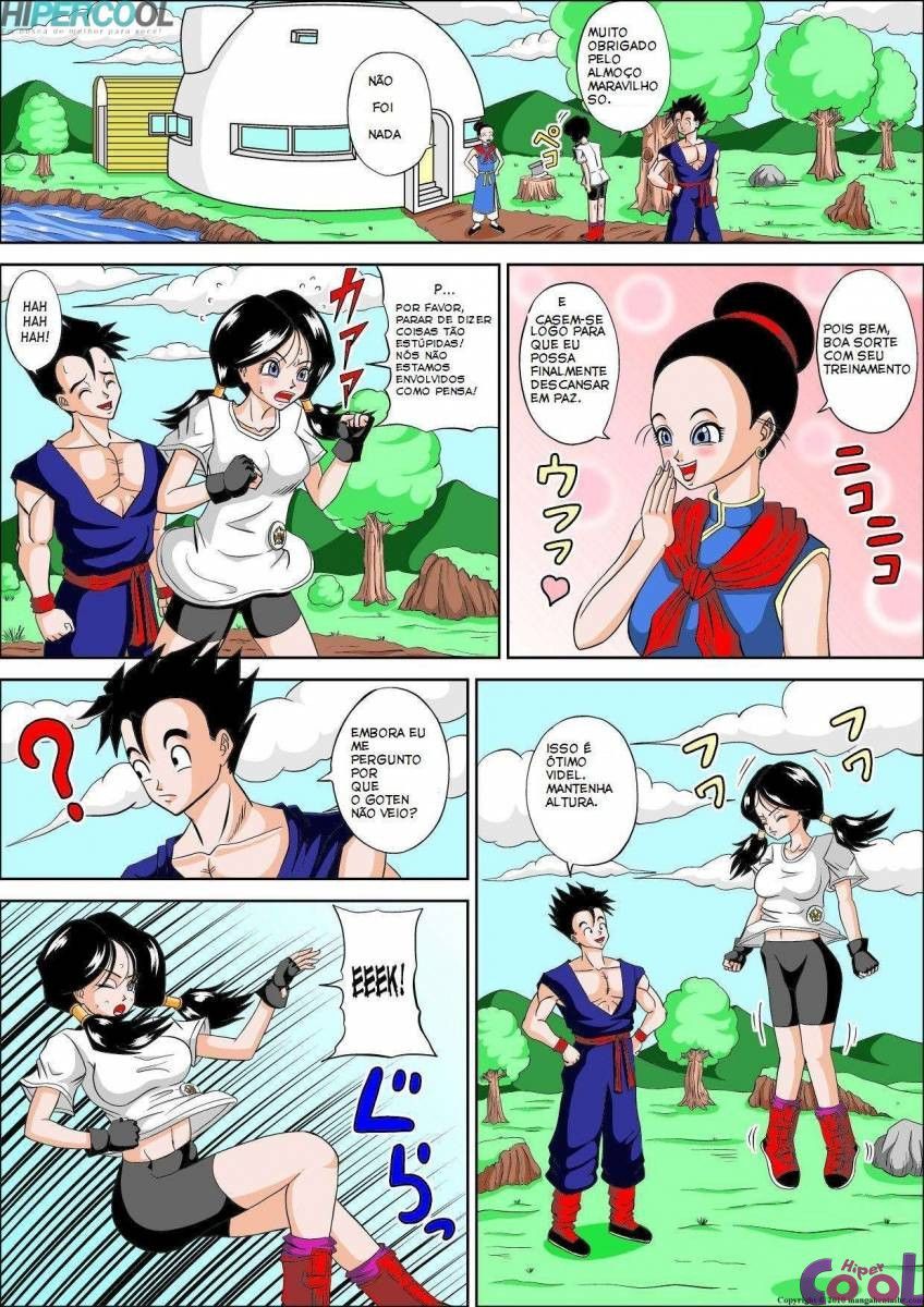 Videl e Bulma em uma história Hentai