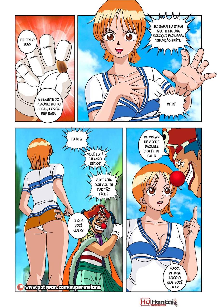 One Piece Hentai - Nami a Putinha dos Piratas