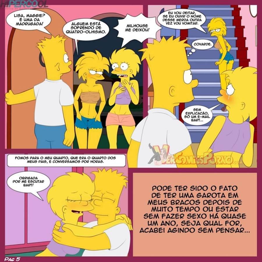 Quadrinhoseroticos - Os Simpsons em: Velhos Hábitos - Parte 1