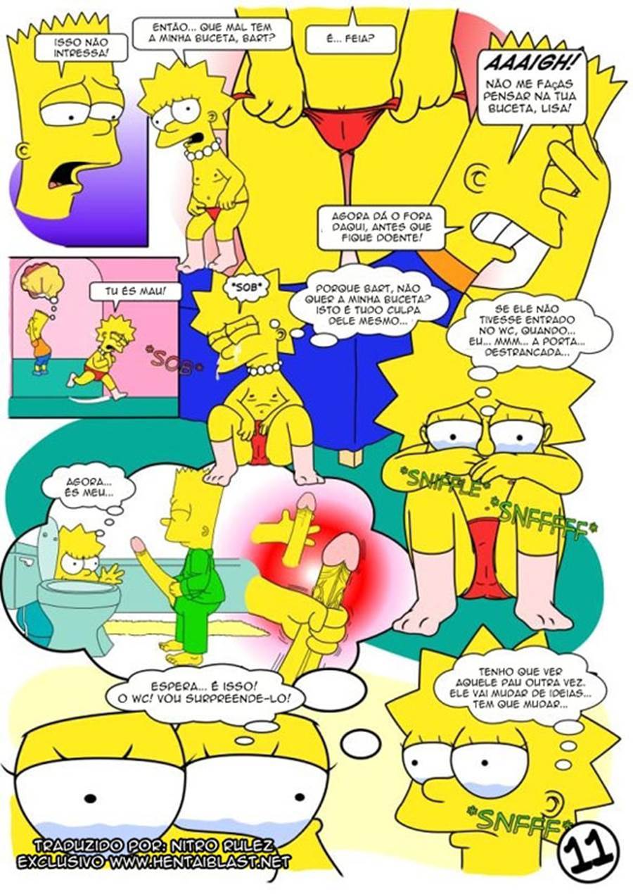 Lisa Simpson Hentai - Meu primeiro incesto