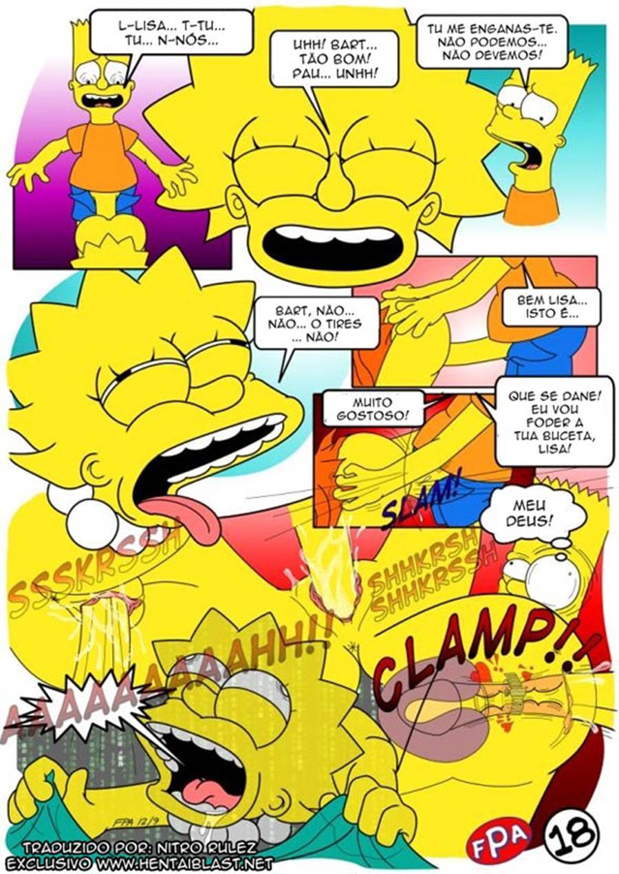 Lisa Simpson Hentai - Meu primeiro incesto