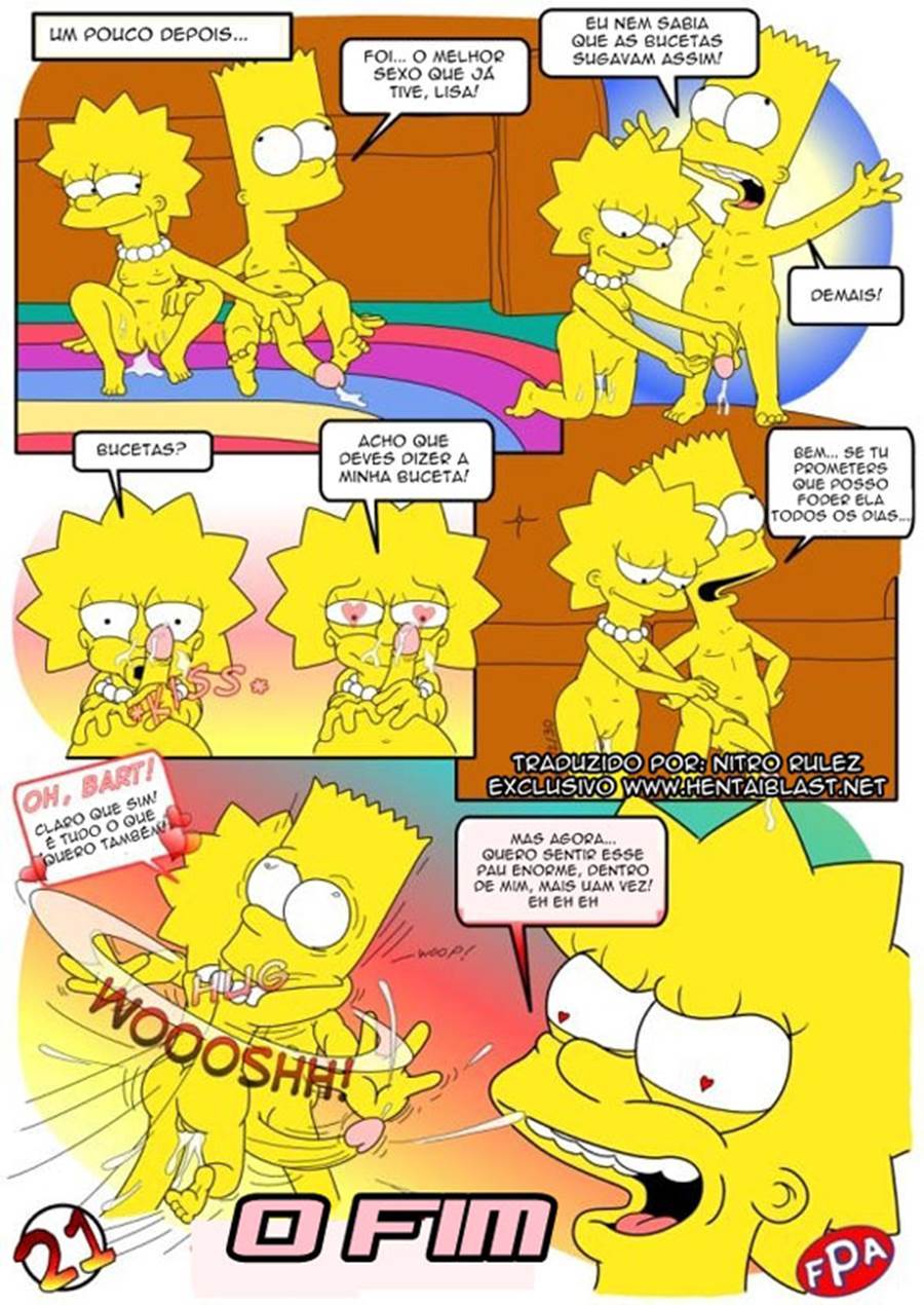 Lisa Simpson Hentai - Meu primeiro incesto