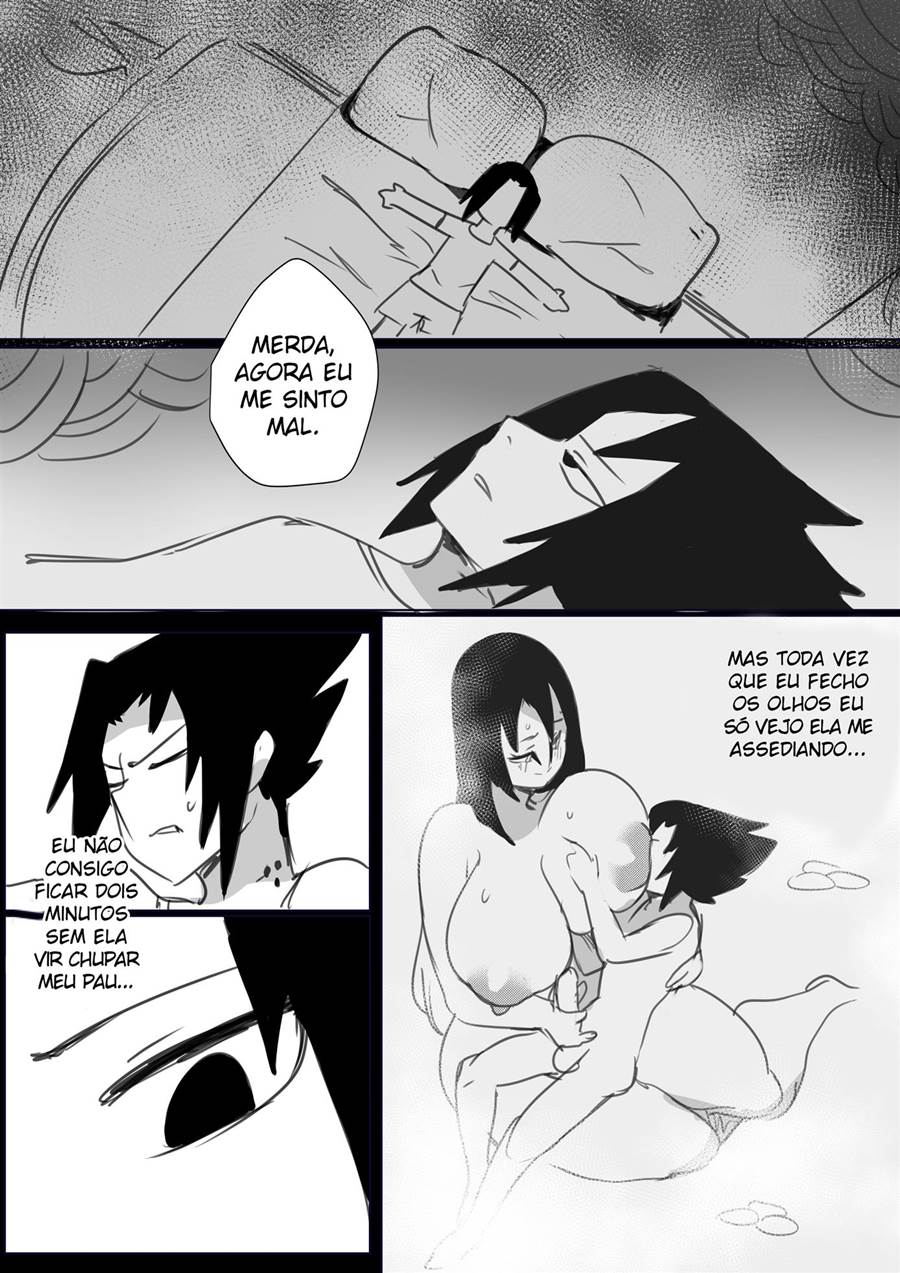 Sasuke e Milf Orochimaru em: Satisfazendo Sasuke