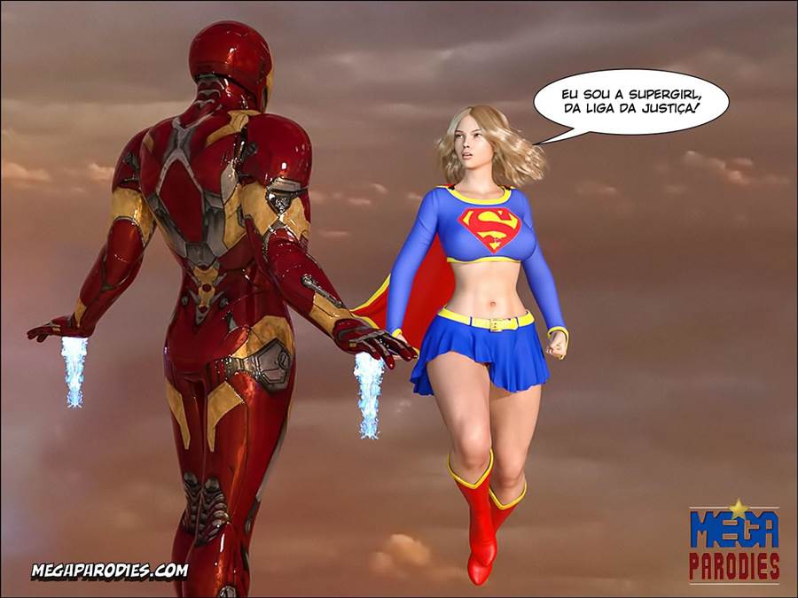 Marvel x DC - Hentai em 3D