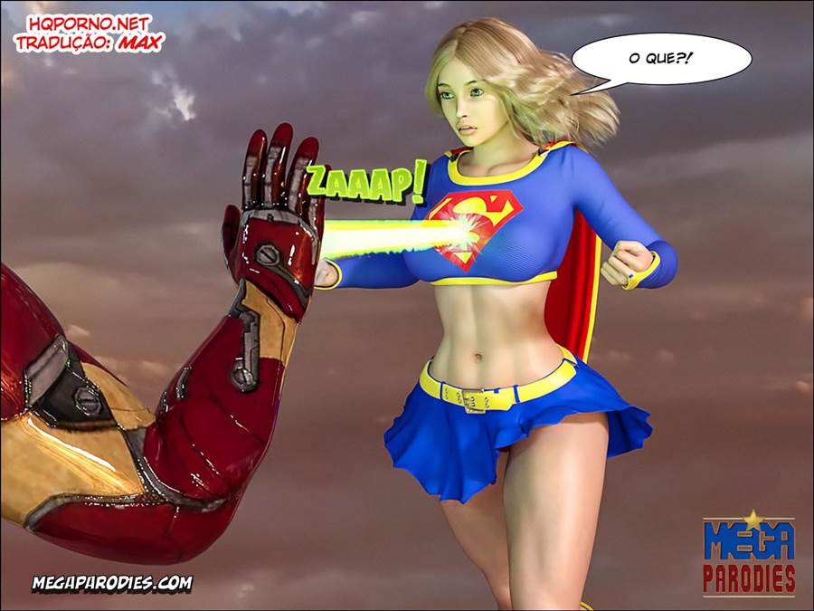 Marvel x DC - Hentai em 3D