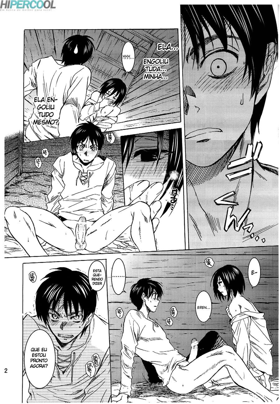 Attack on Titan Hentai - Eren e Mikasa