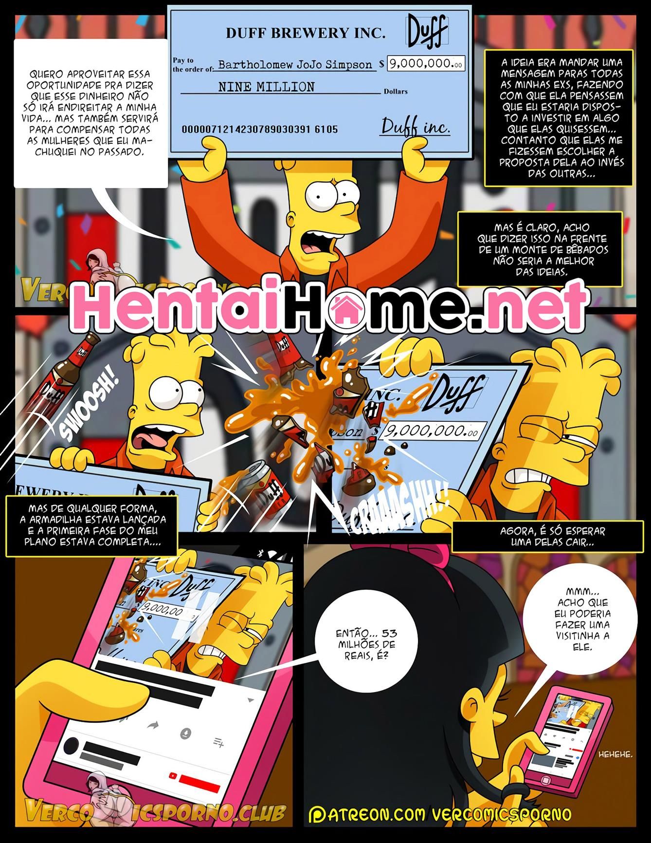 Hentai Simpsons - Não existe sexo sem o Ex