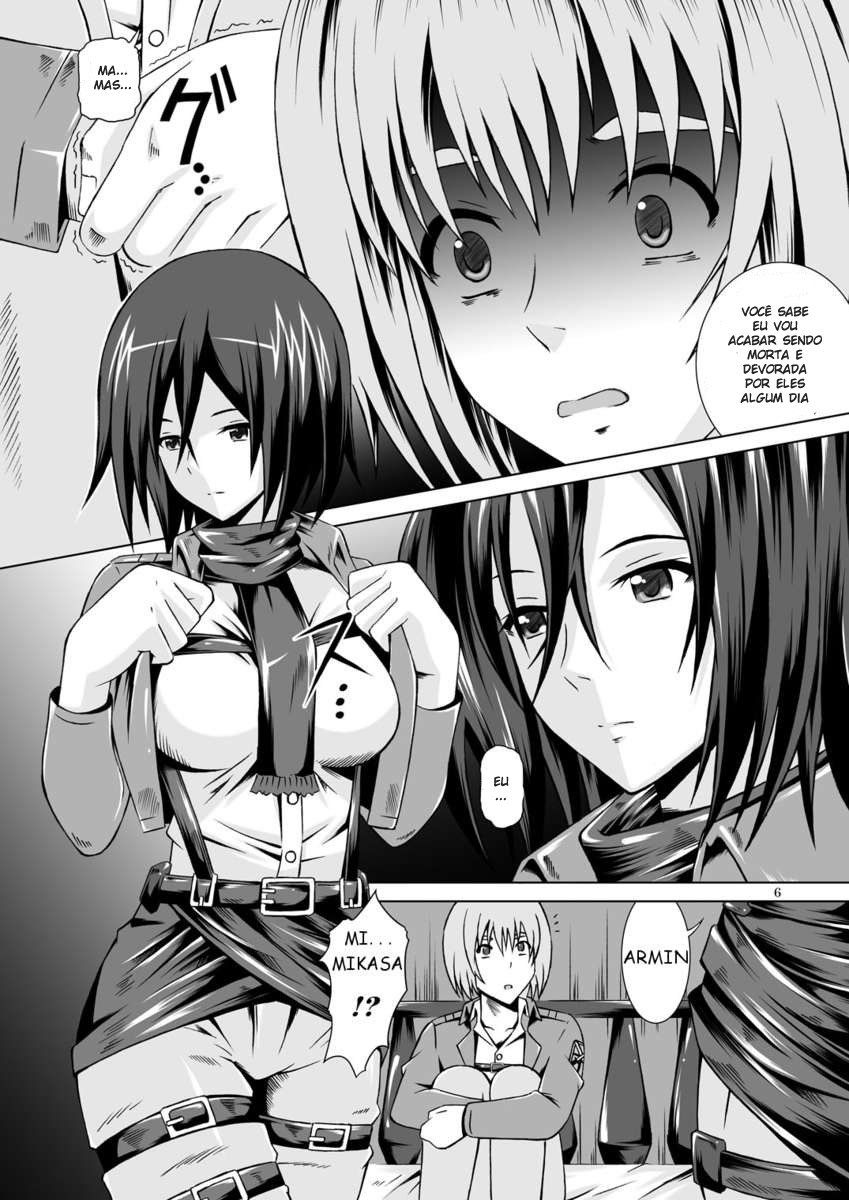 Kibou e no Shingeki - Sex with Mikasa