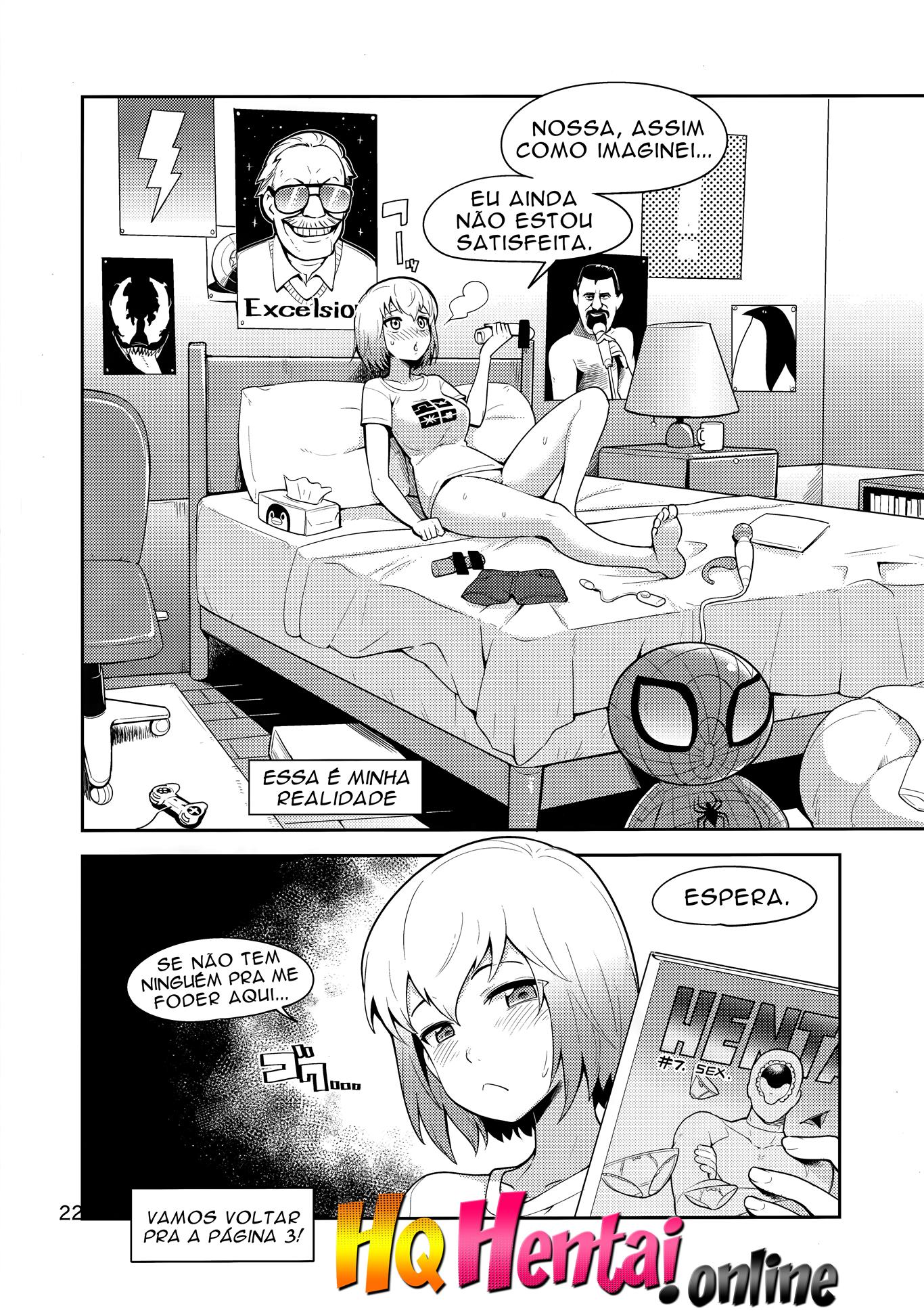 Gwenpool Hentai - Combatendo com a buceta