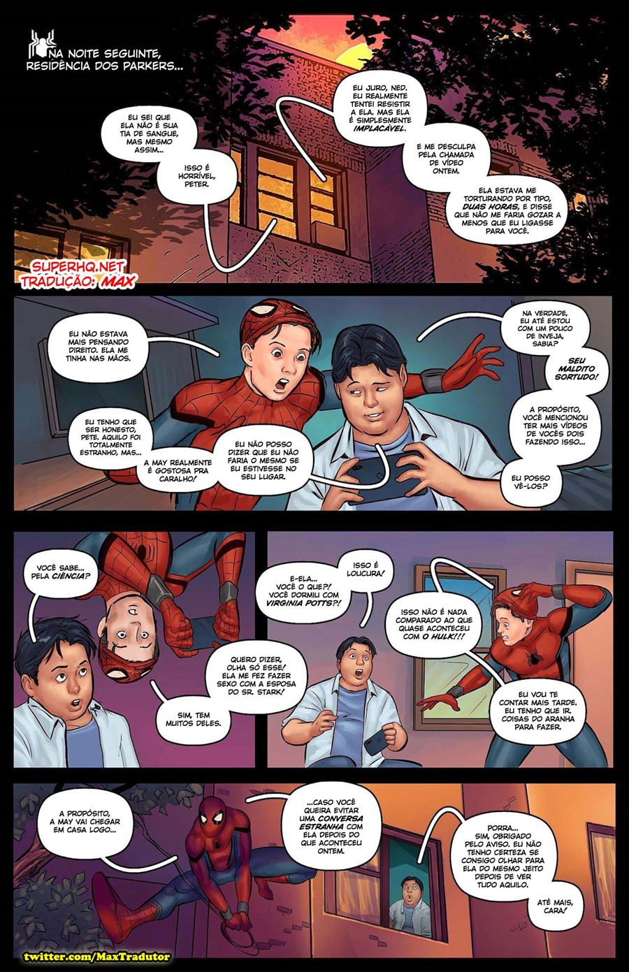 A Tia safada do Homem Aranha - Parte 02