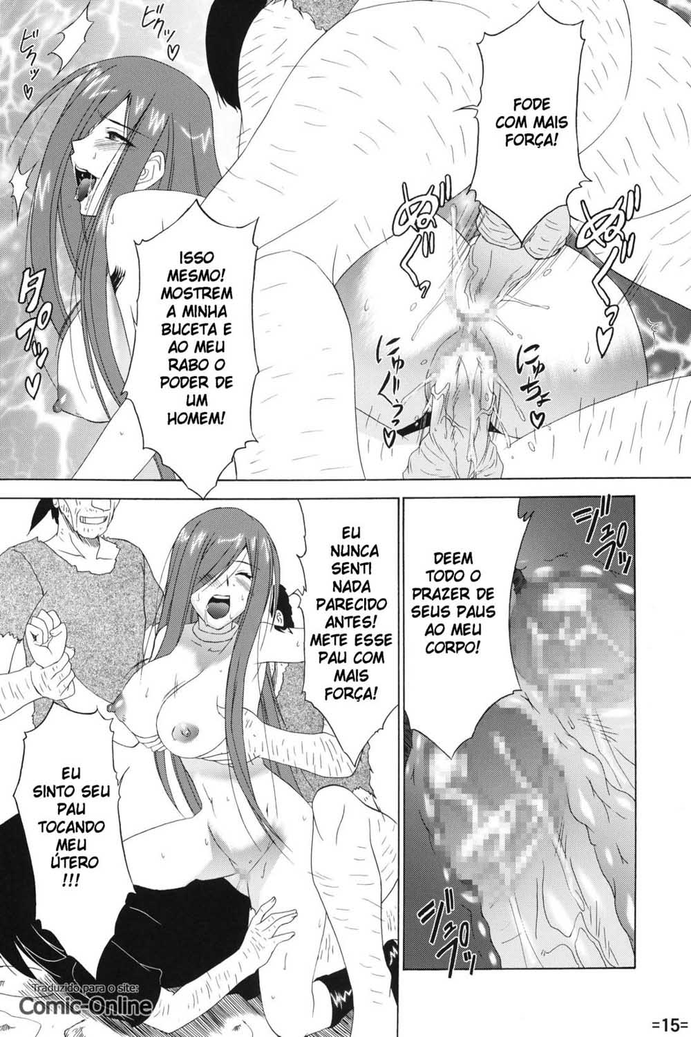 Fairy Tail Hentai - Erza Scarlet, excitada e quer foder!