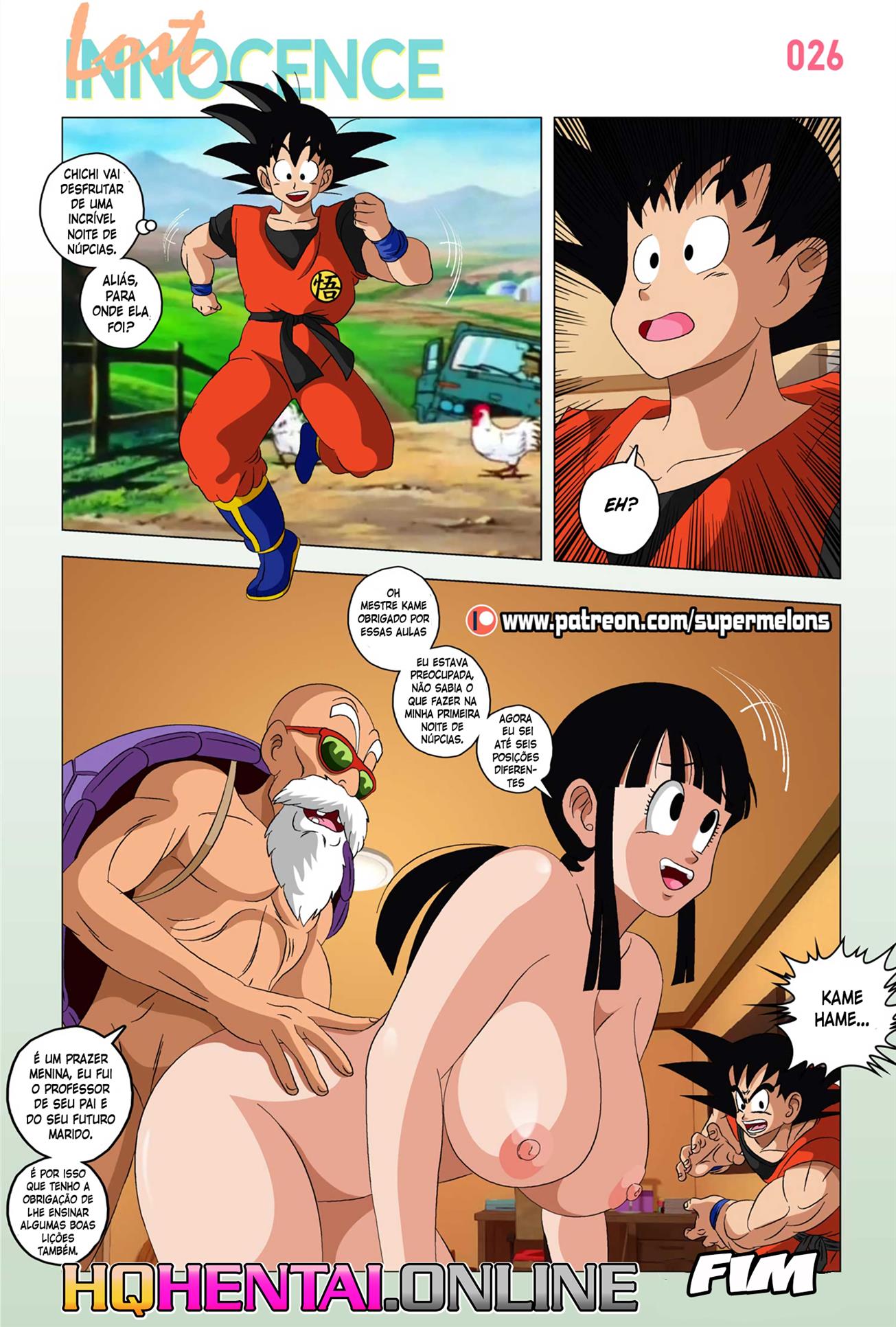 Tirando a inocência de Goku