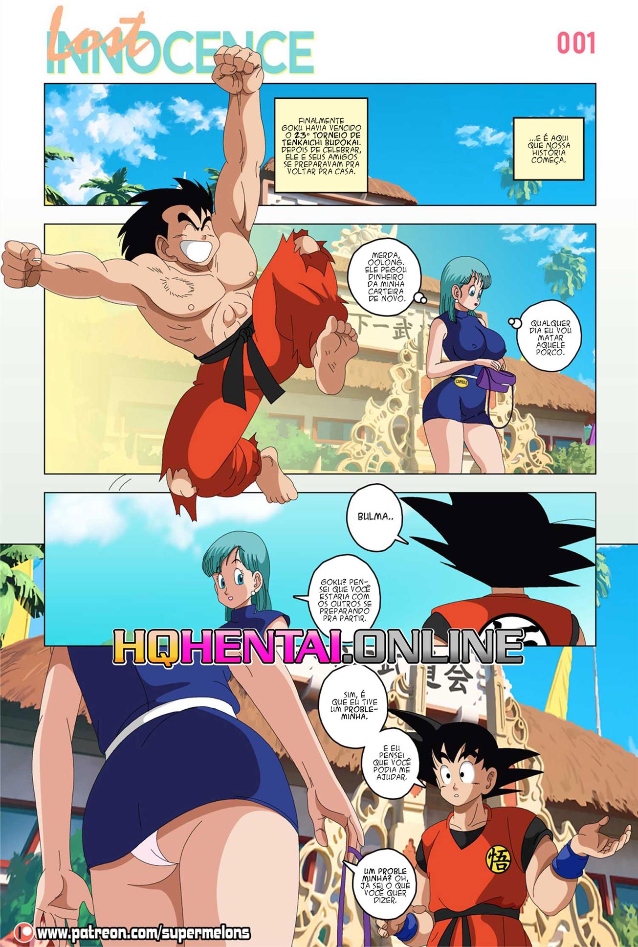 Tirando a inocência de Goku