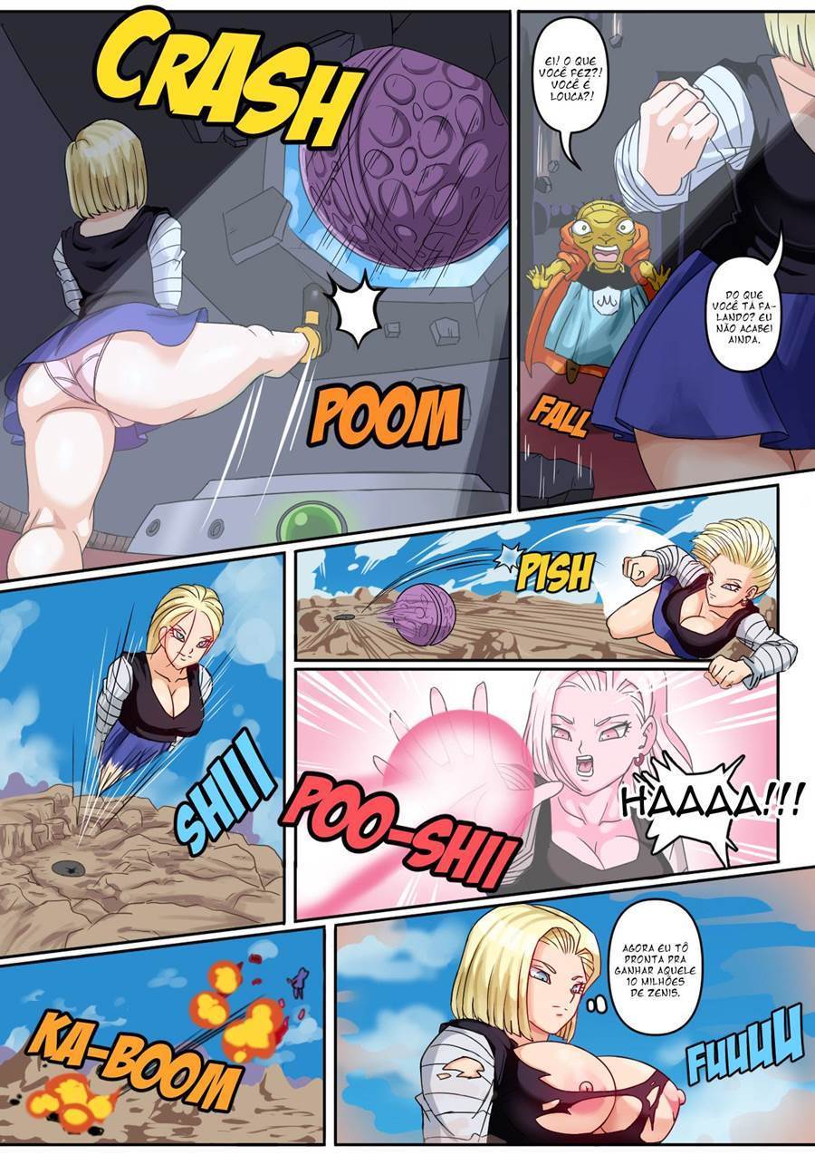 Android 18 e o sexo casual com Gohan