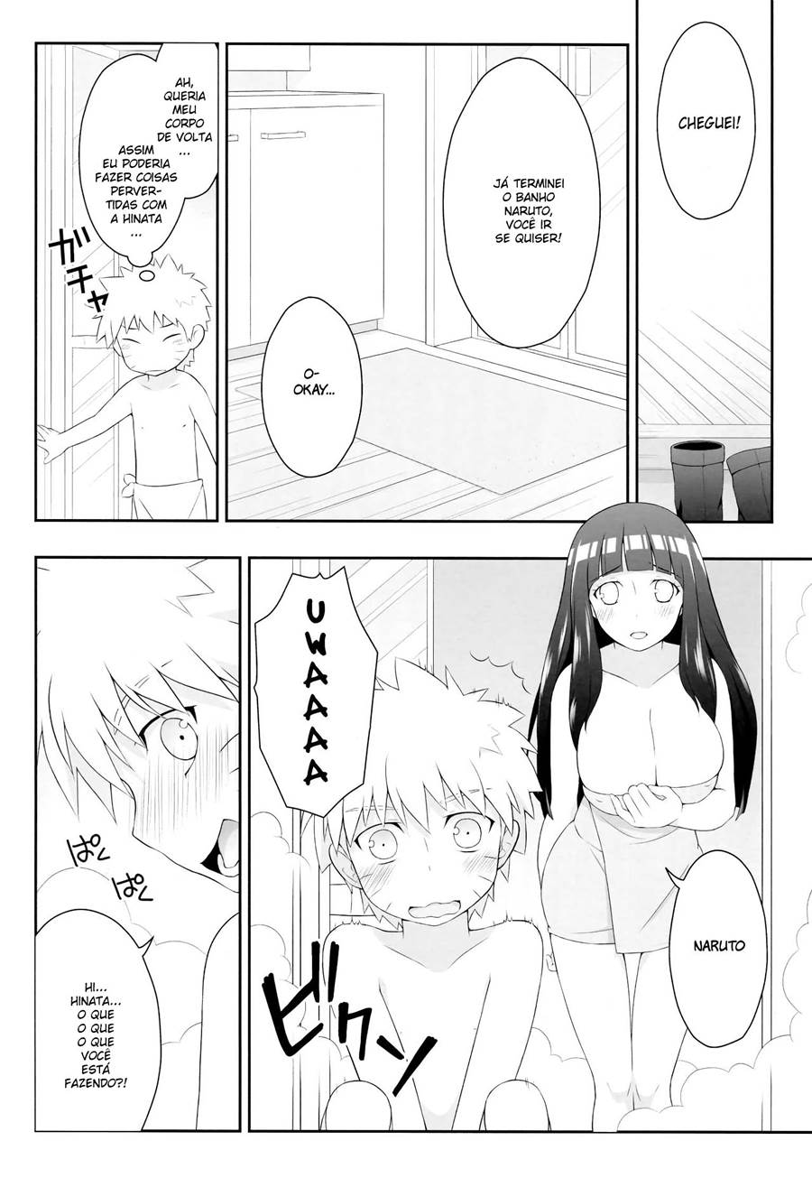 Hinata Hentai - Cuidando do jovem Naruto