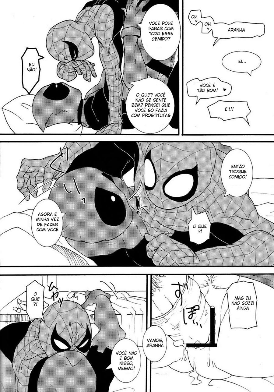 Deadpool e Homem Aranha em um Sexo Gay intenso