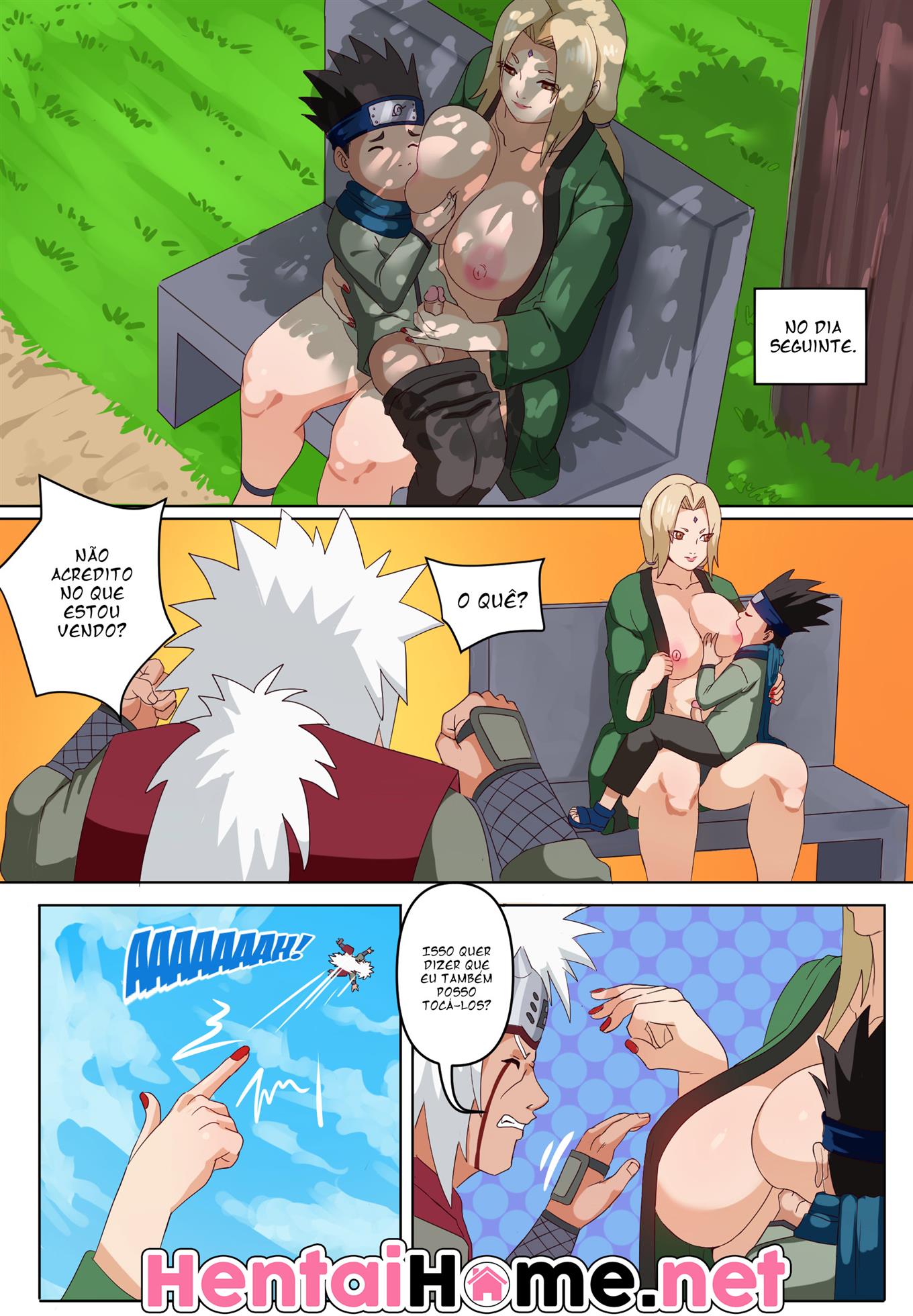 O treinamento especial da Tsunade