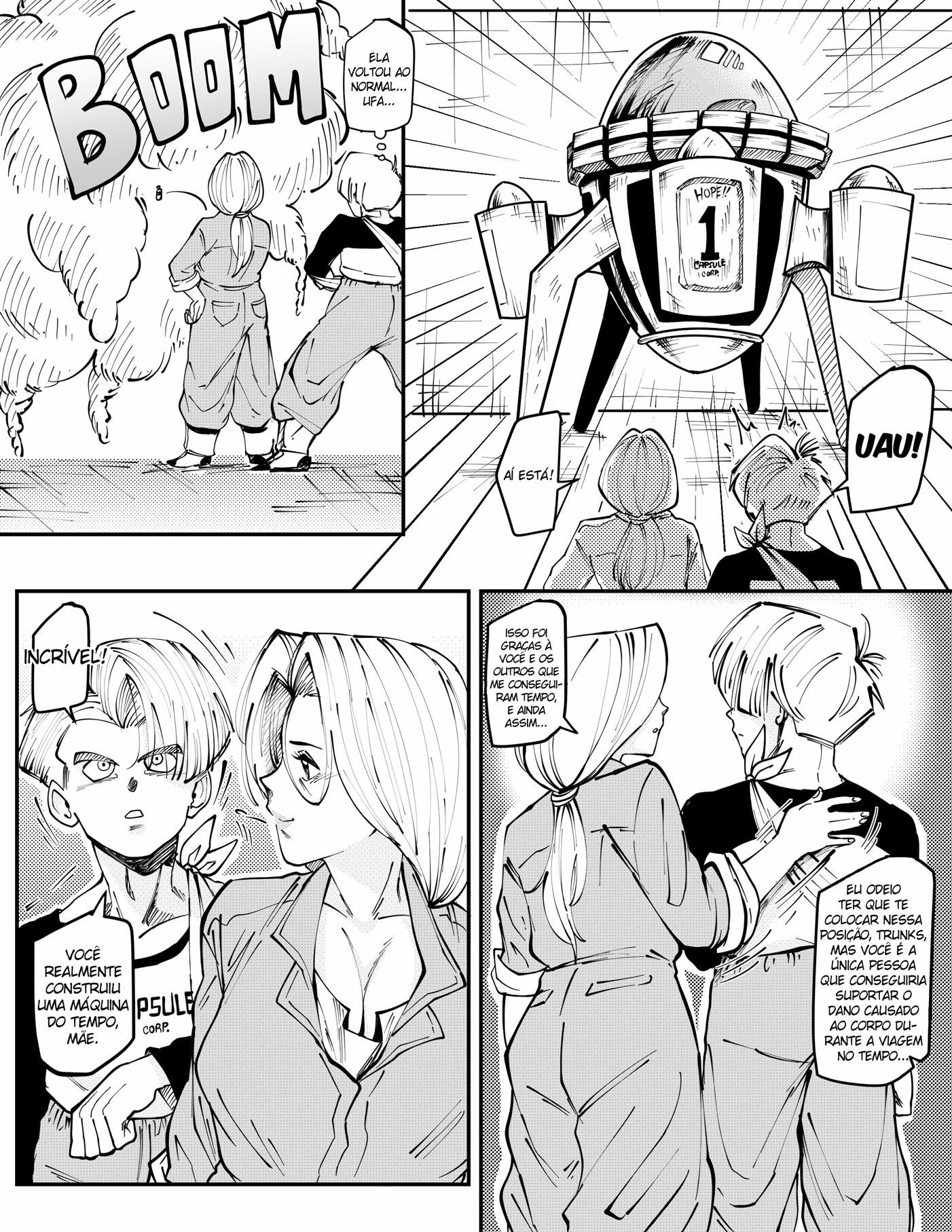 Uma Bulma Sex nos sonhos eróticos de Trunks