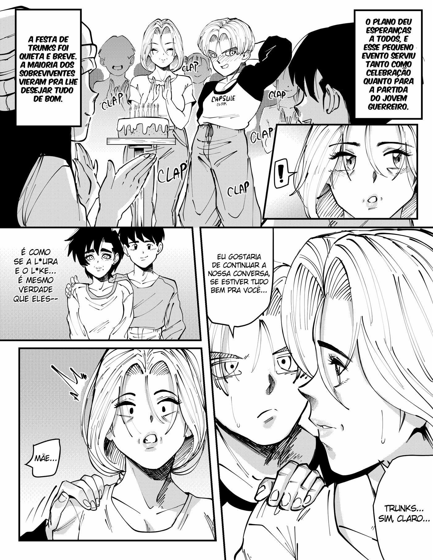 Uma Bulma Sex nos sonhos eróticos de Trunks