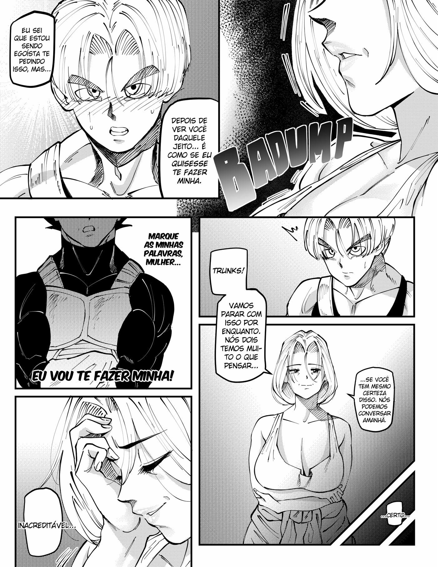 Uma Bulma Sex nos sonhos eróticos de Trunks