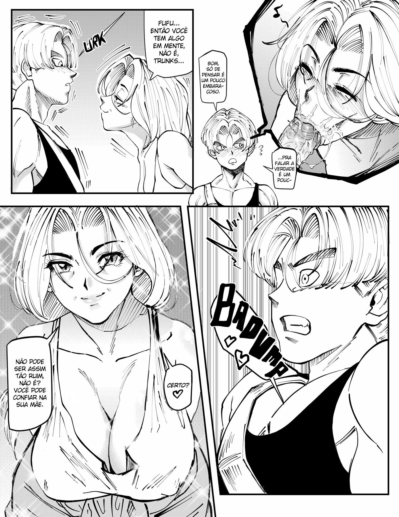 Uma Bulma Sex nos sonhos eróticos de Trunks