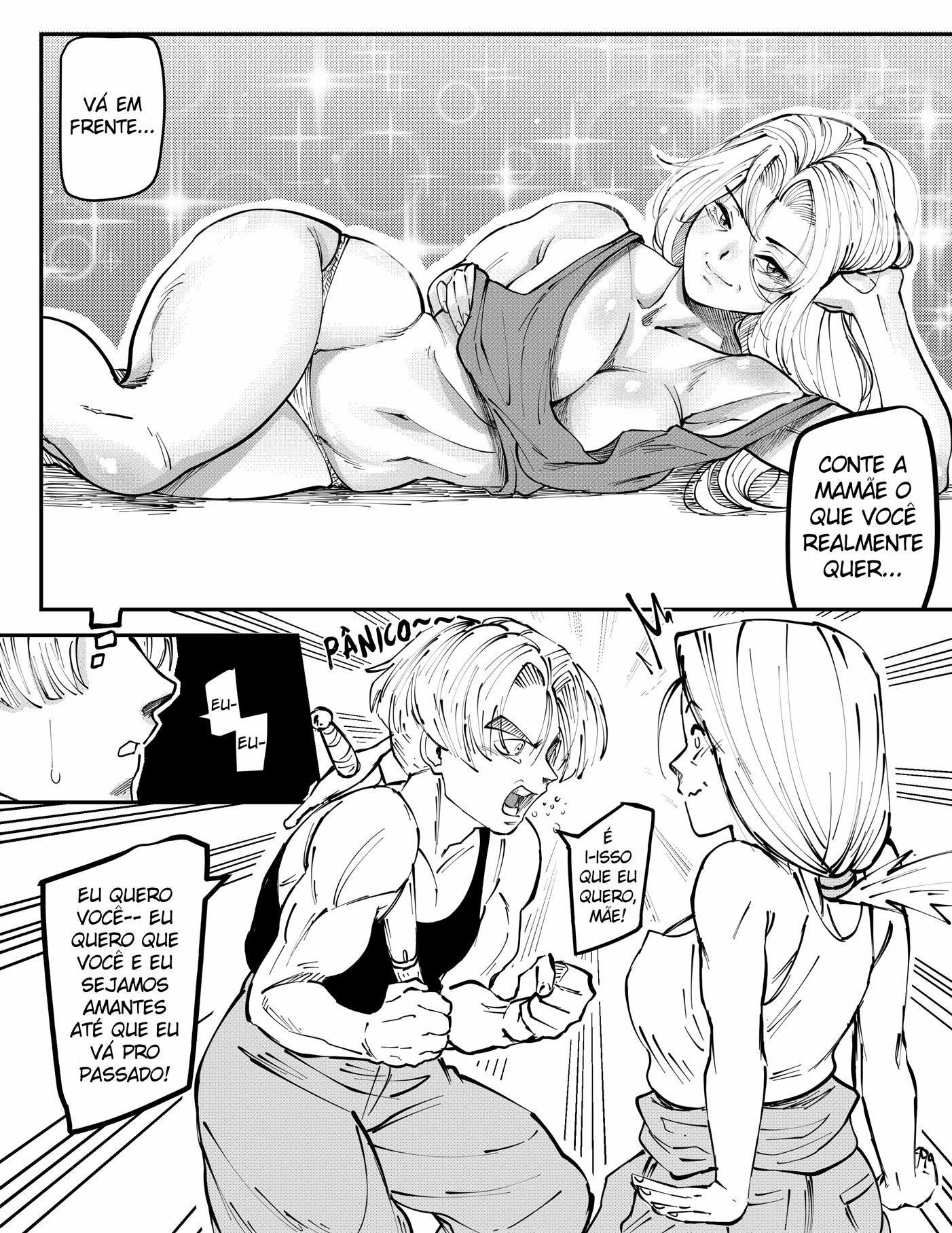 Uma Bulma Sex nos sonhos eróticos de Trunks