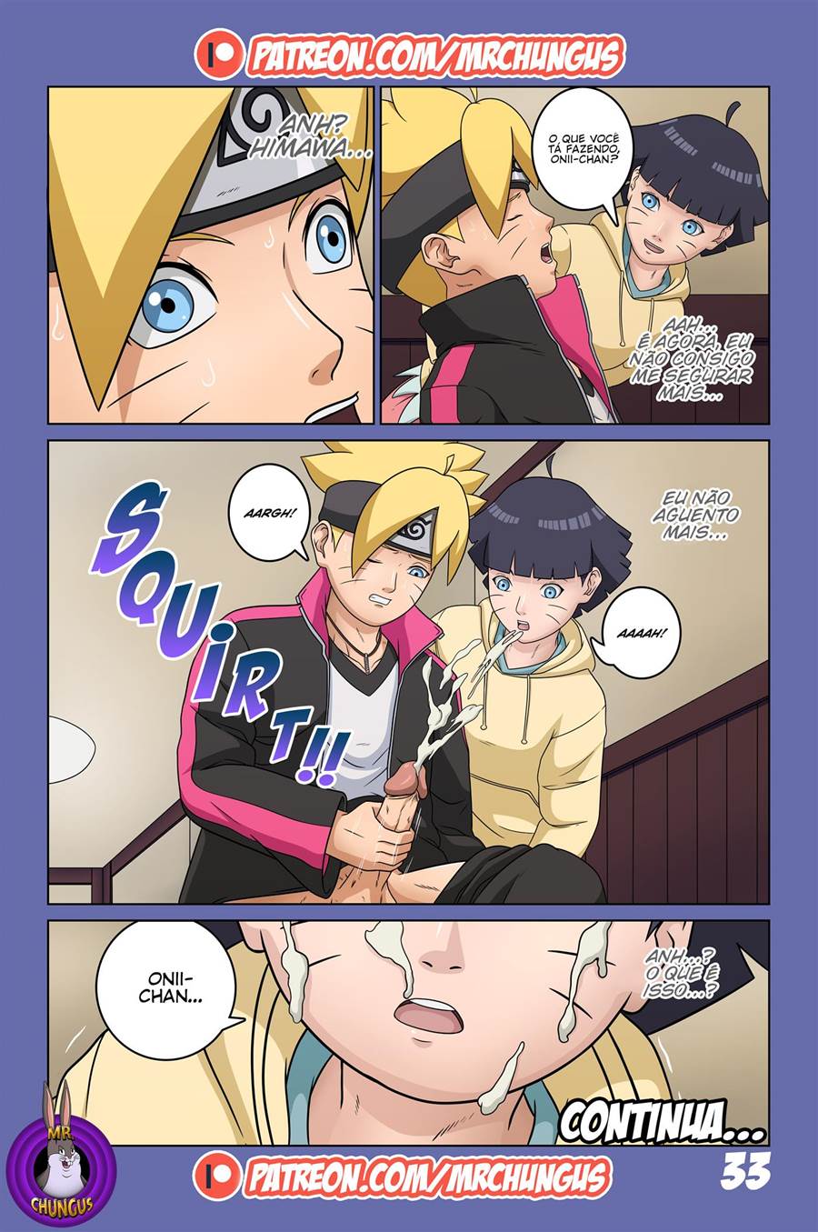 Boruto Erotic Adventure - O Tarado da Aldeia da Folha