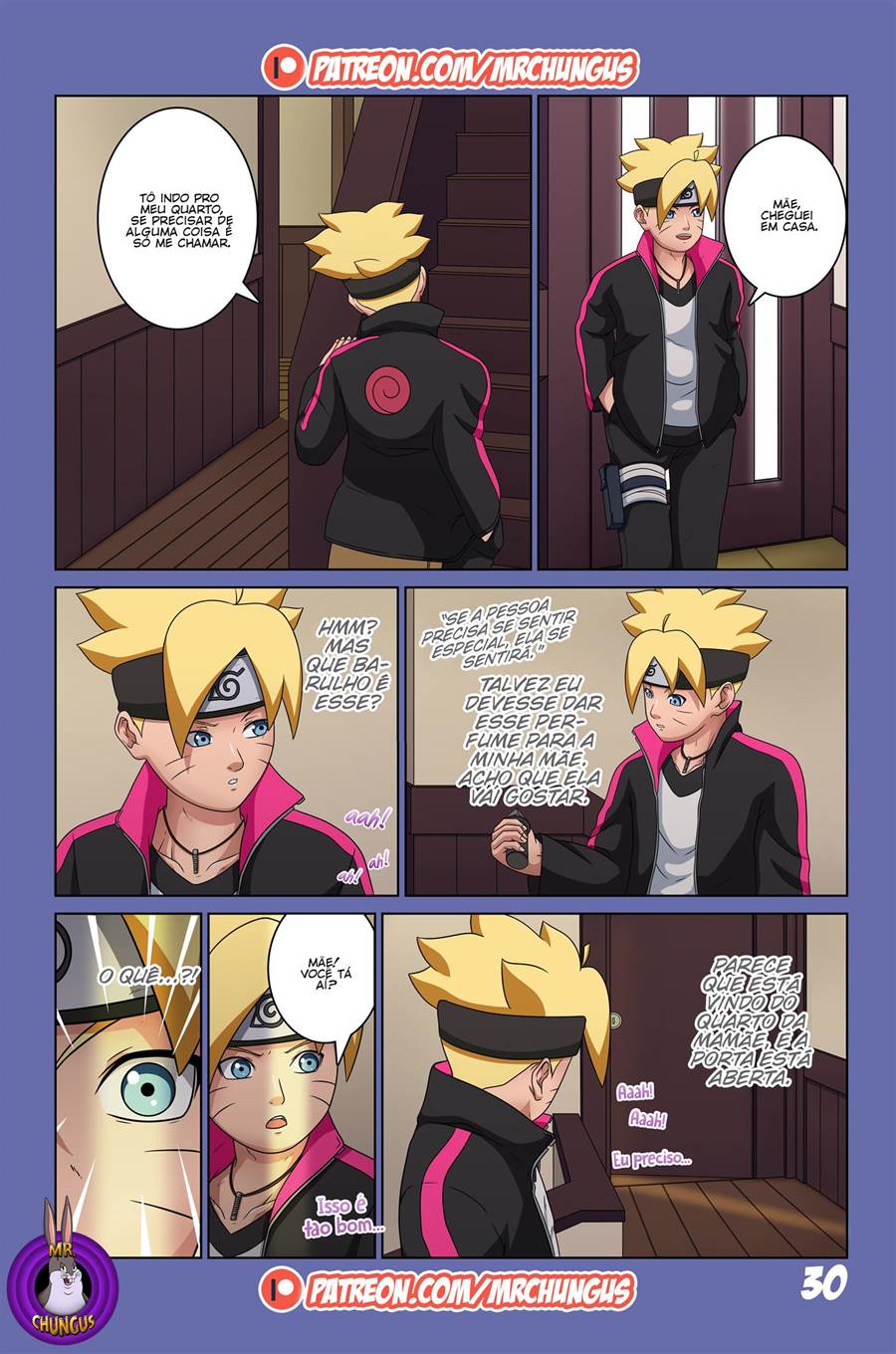 Boruto Erotic Adventure - O Tarado da Aldeia da Folha