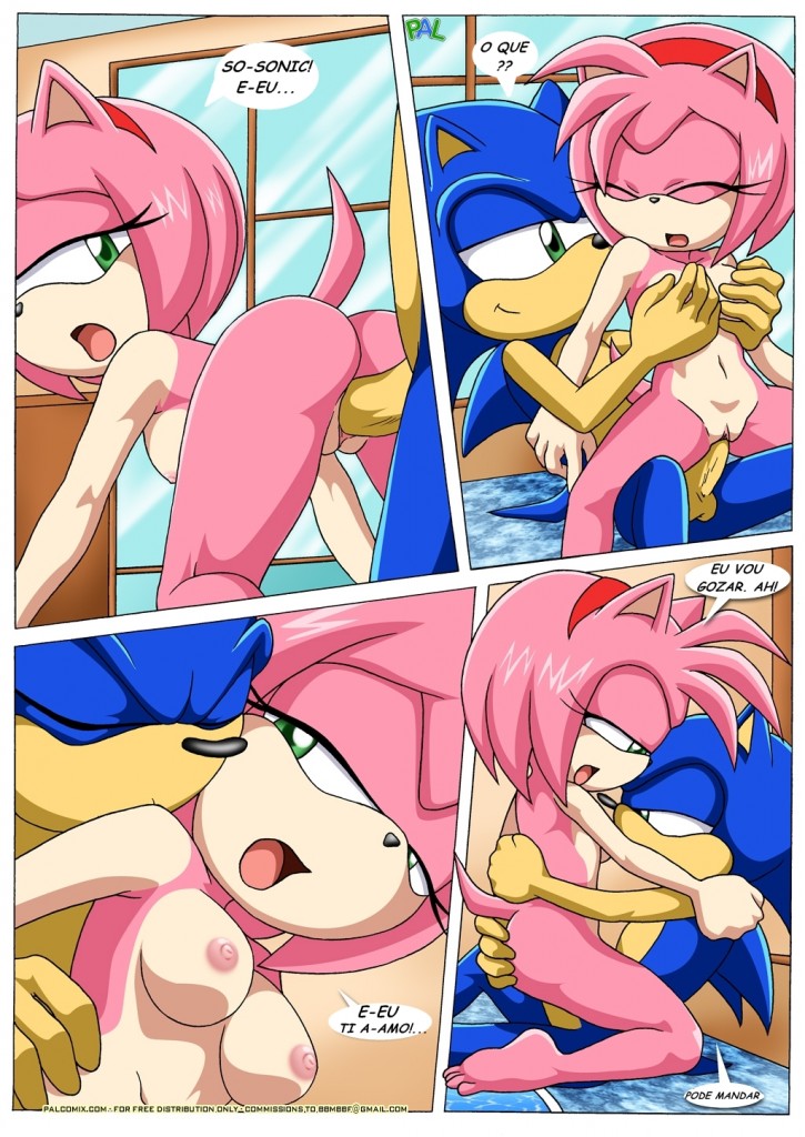 Sonic e Rose em - A bucetinha rosa e gostosa da Rose