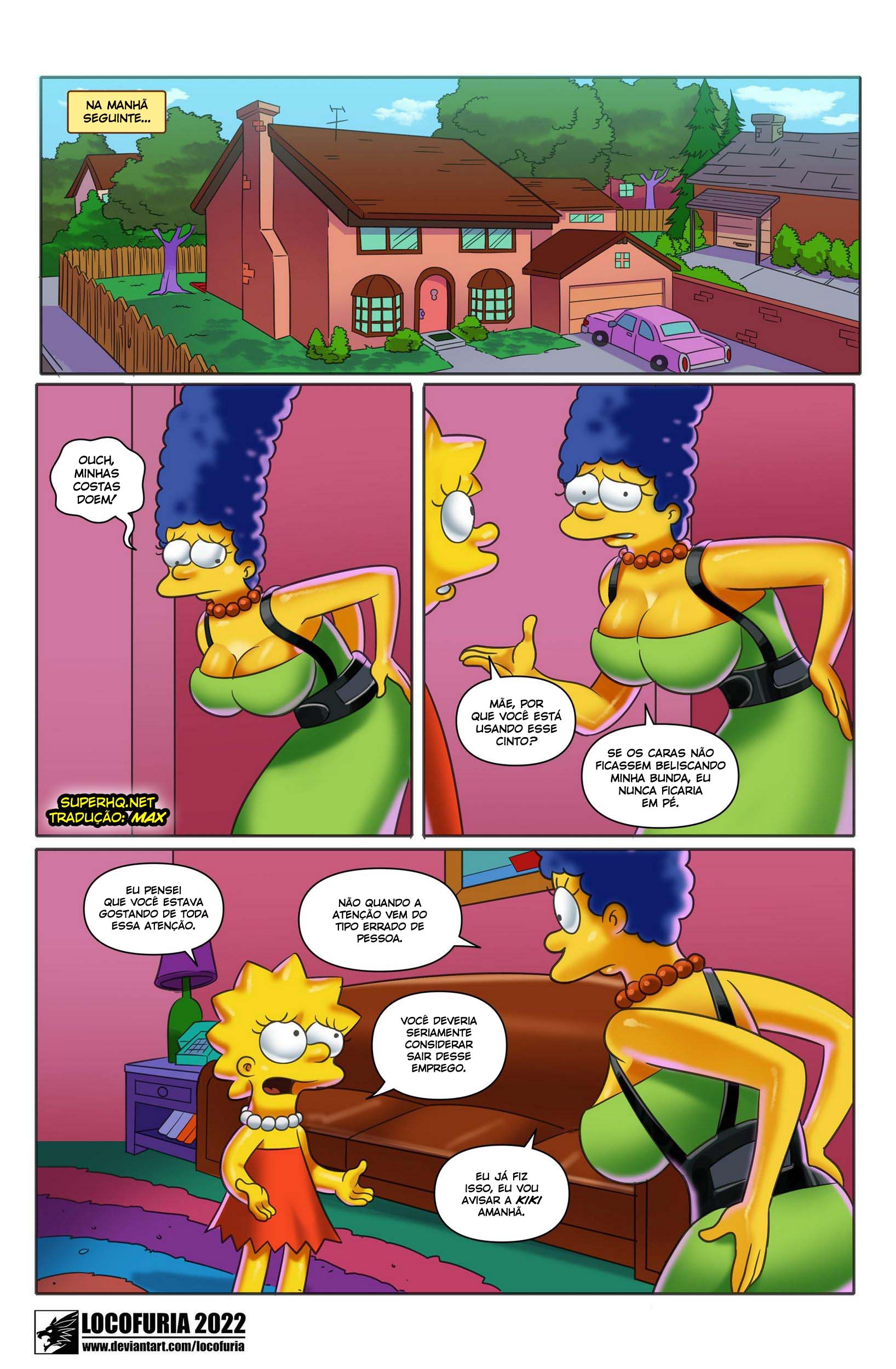 XXX H Q - Os peitões deliciosos da Marge Simpson