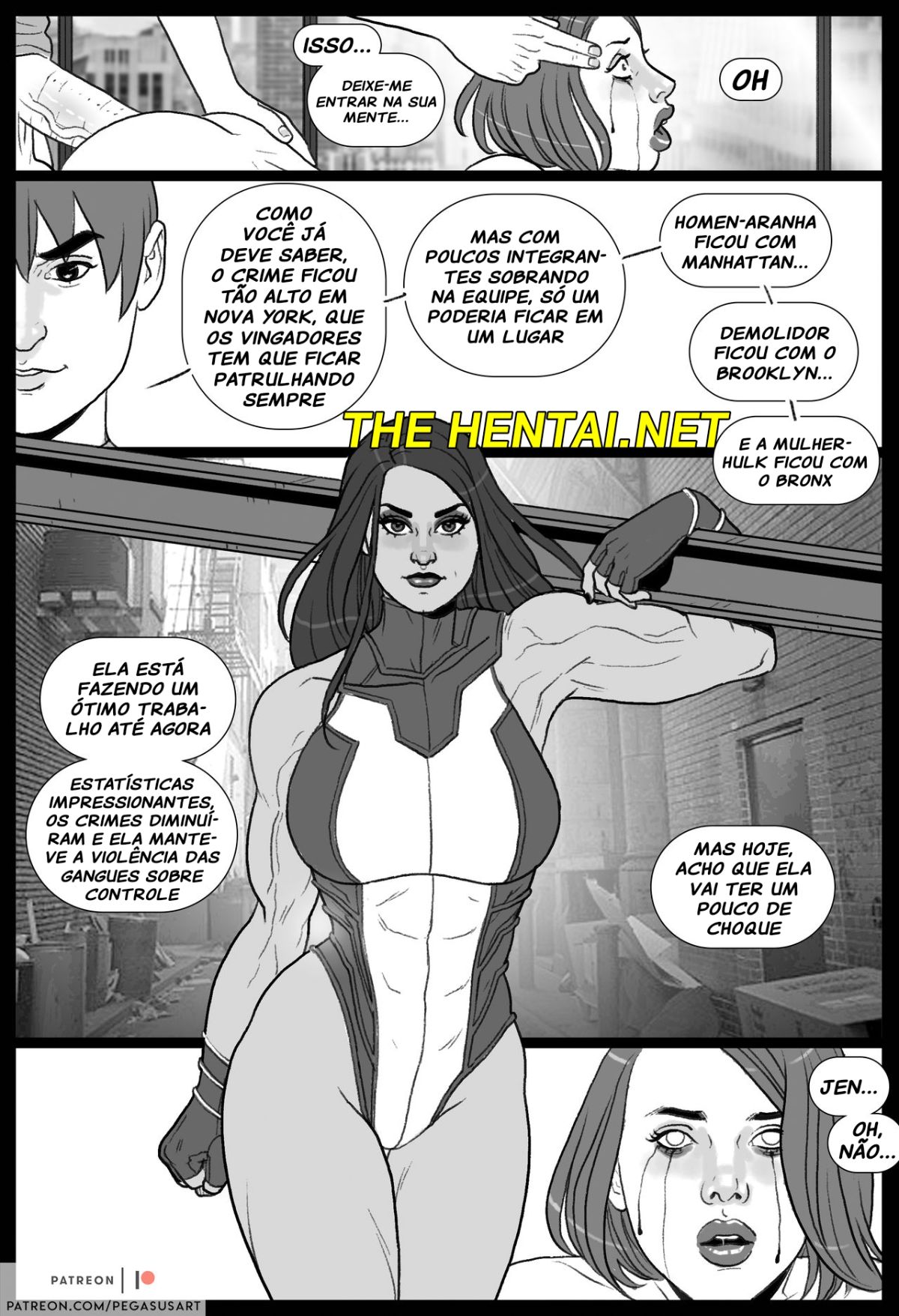 She Hulk - Submission Pornô Hentai - Mulher Hulk