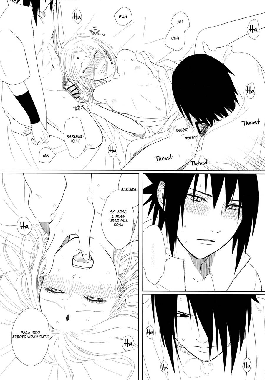 Sasuke e Sakura fazendo sexo