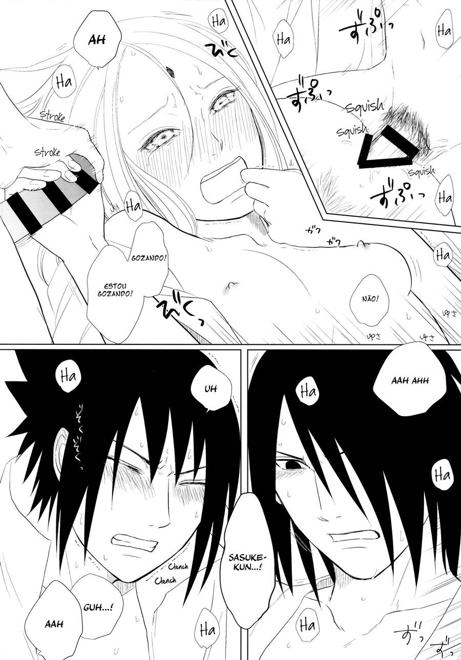 Sasuke e Sakura fazendo sexo