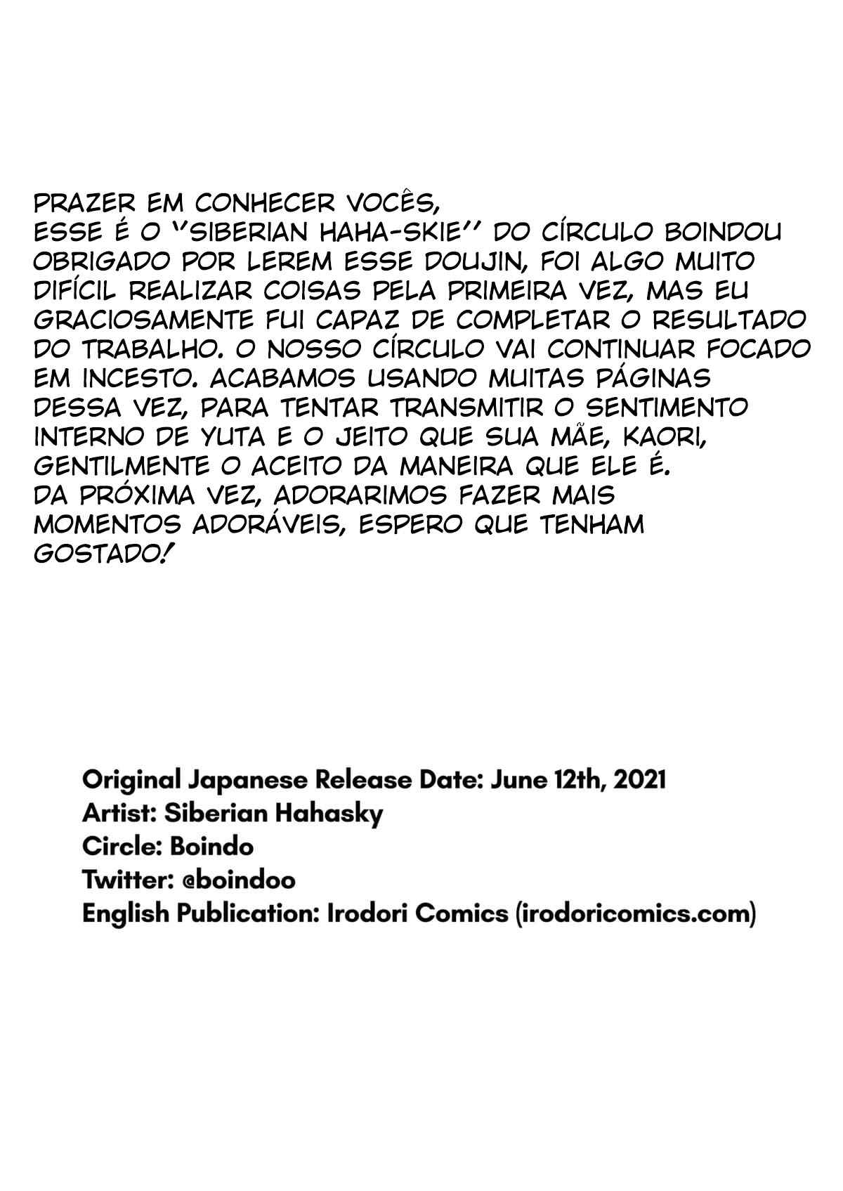 Minha mãe é a mulher que eu preciso - Parte 01