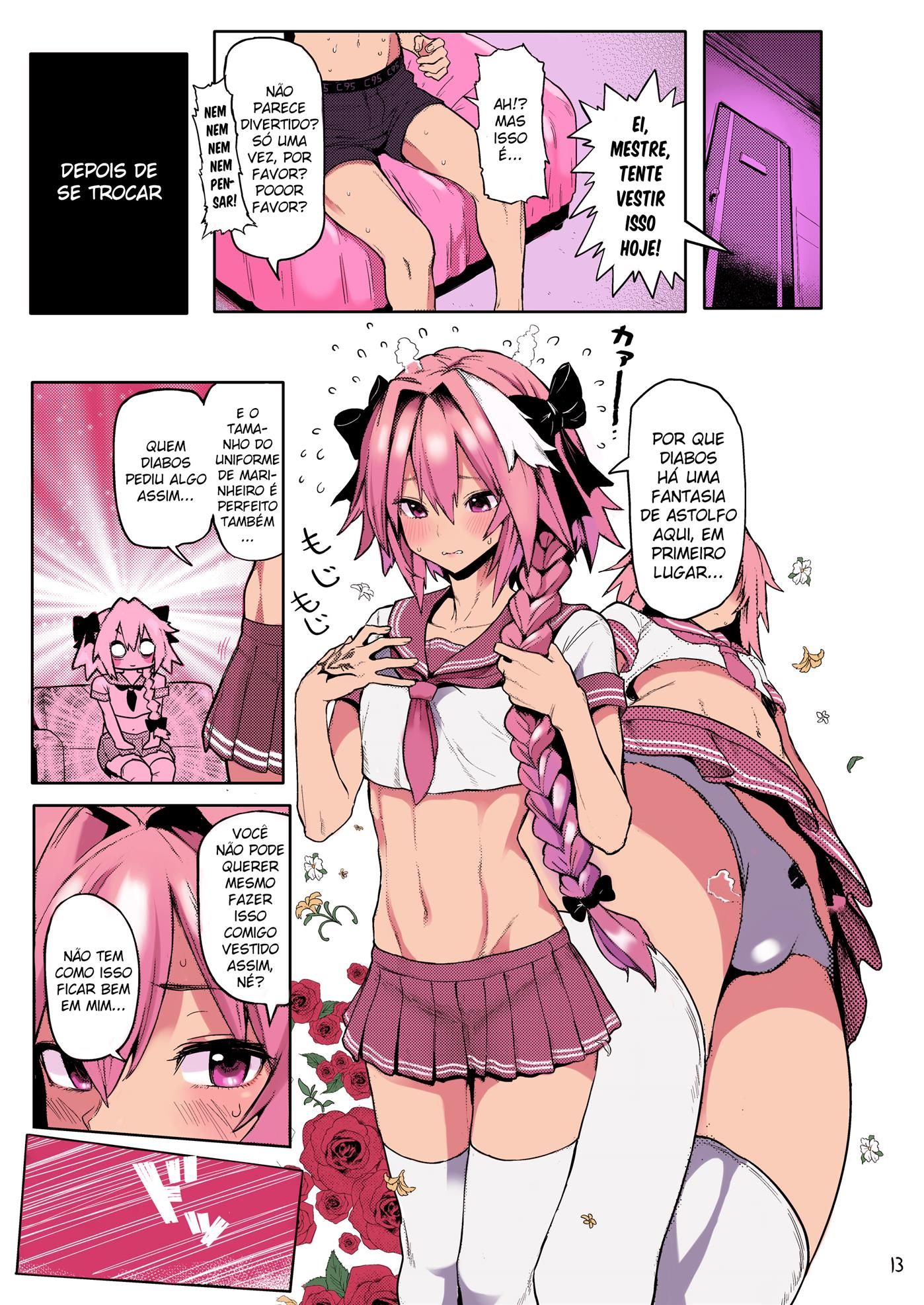 Astolfo x Astolfo Hentai - Uma Futanari Deliciosa