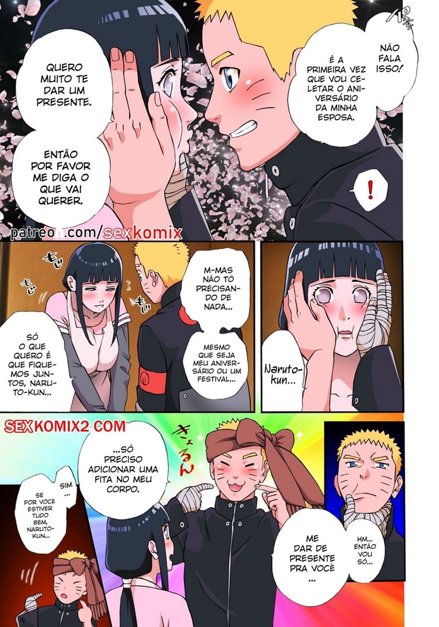 Naruto e Hinata fazendo sexo romântico
