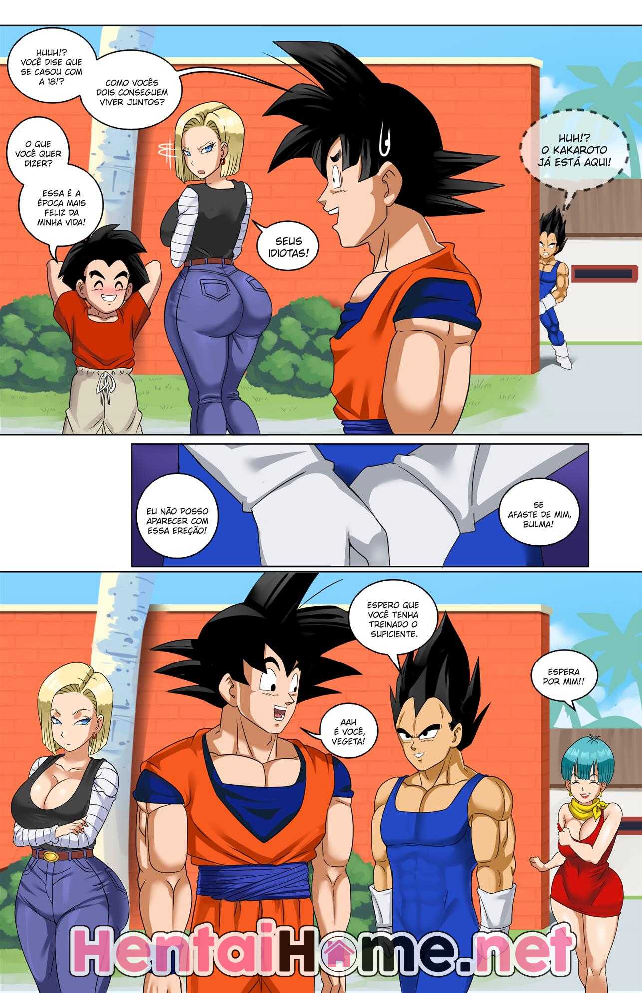 Dragon Ball Pornográfico - Descanso pós treino