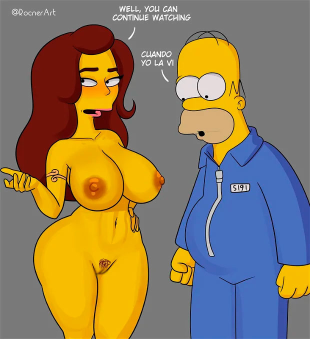 Os Simpsons Porno - Desenho de Sexo